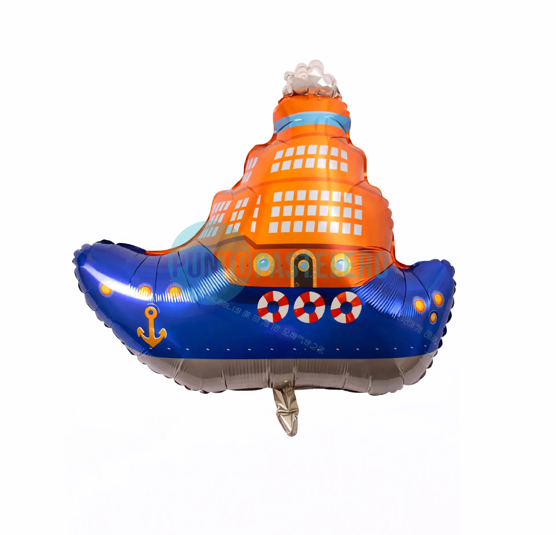 [BAR35] GLOBO METALIZADO BARCO (35 CM) []