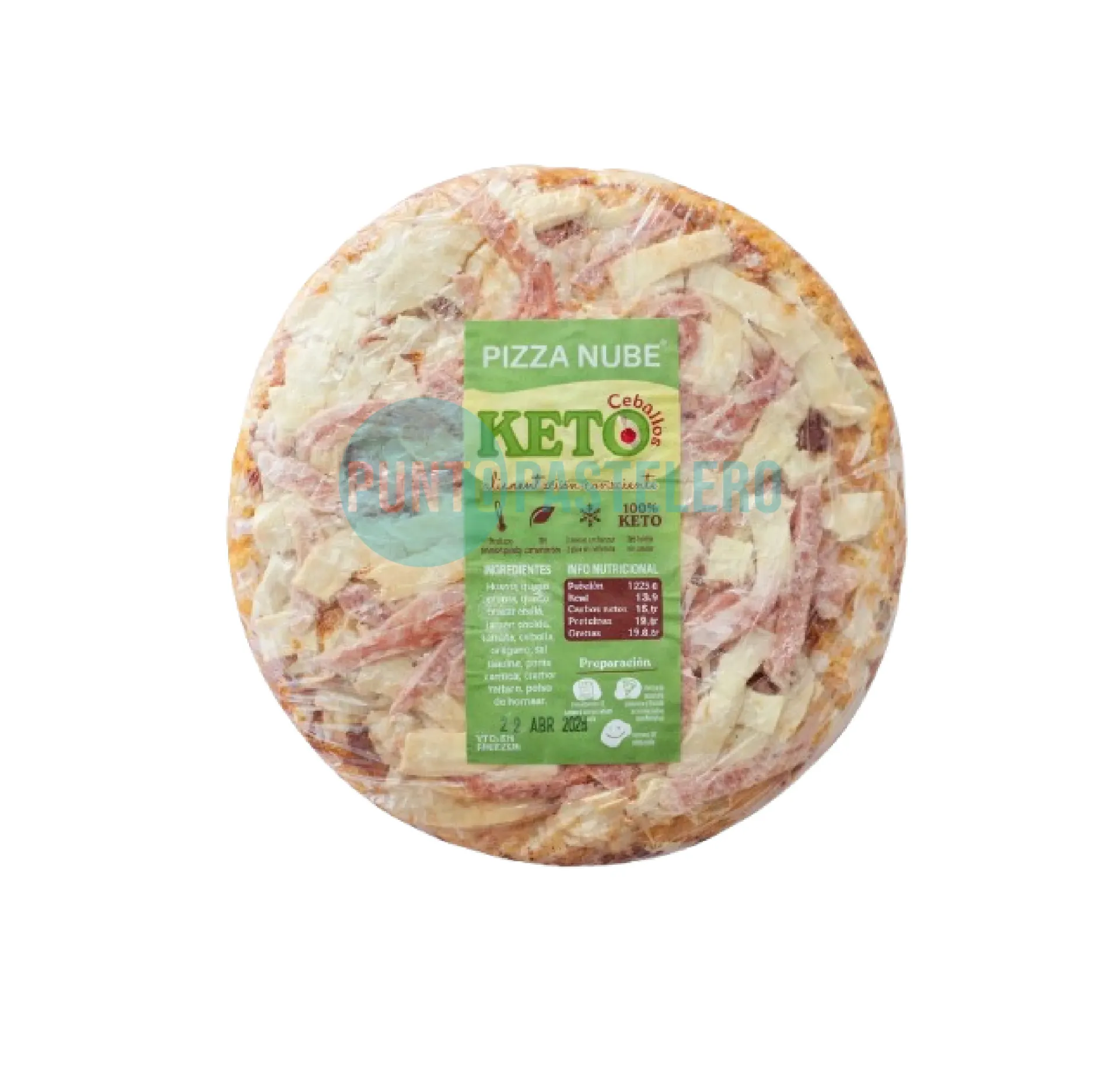 PIZZA NUBE (KETO CEBALLOS)
