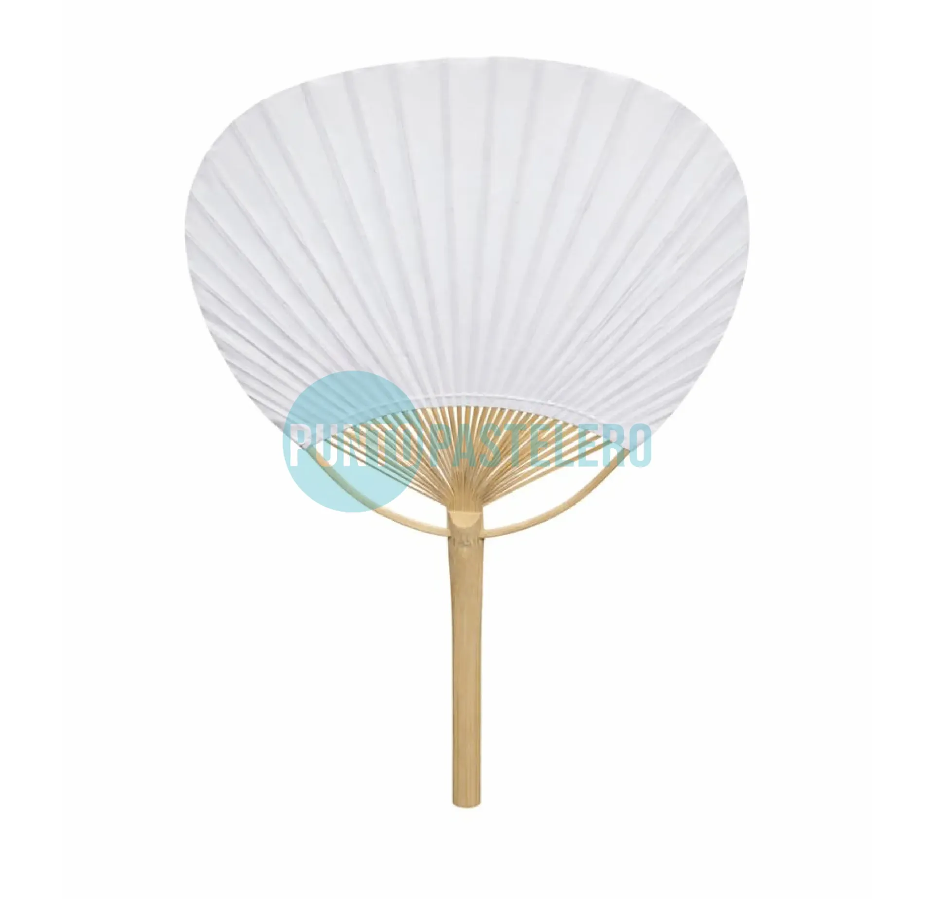 ABANICO EXTENDIDO BLANCO (38X24CM)