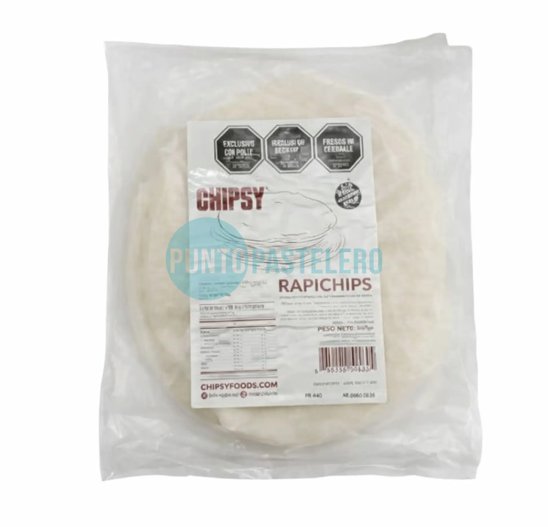 FAJITAS RAPICHIPS CHIPSY (X 8 U.) (320 GR.) (SIN TACC)