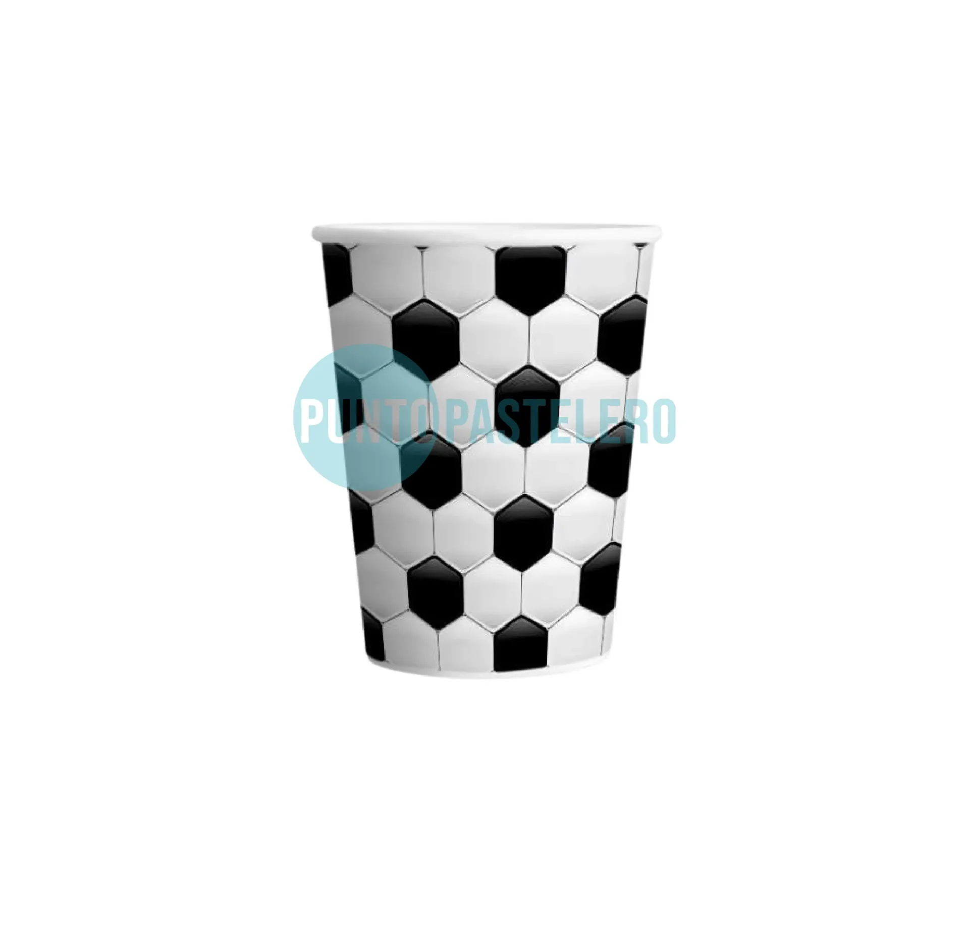 VASO POLIPAPEL FUTBOL PELOTA FESTCOPACK (8 U.)