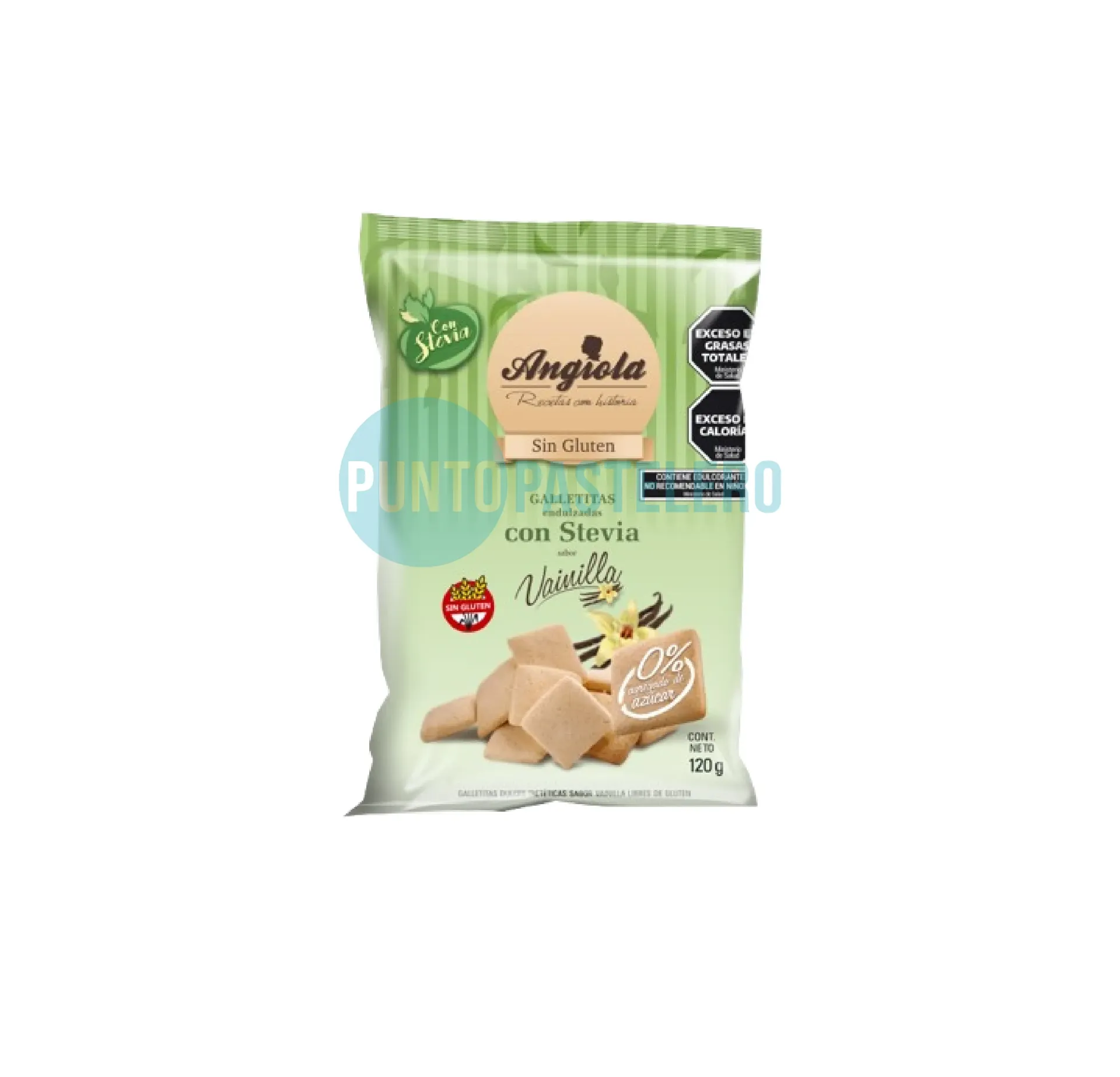 [7798294150312] GALLETITAS ANGIOLA VAINILLA (X 120 GR.) (SIN AZUCAR) (SIN TACC)