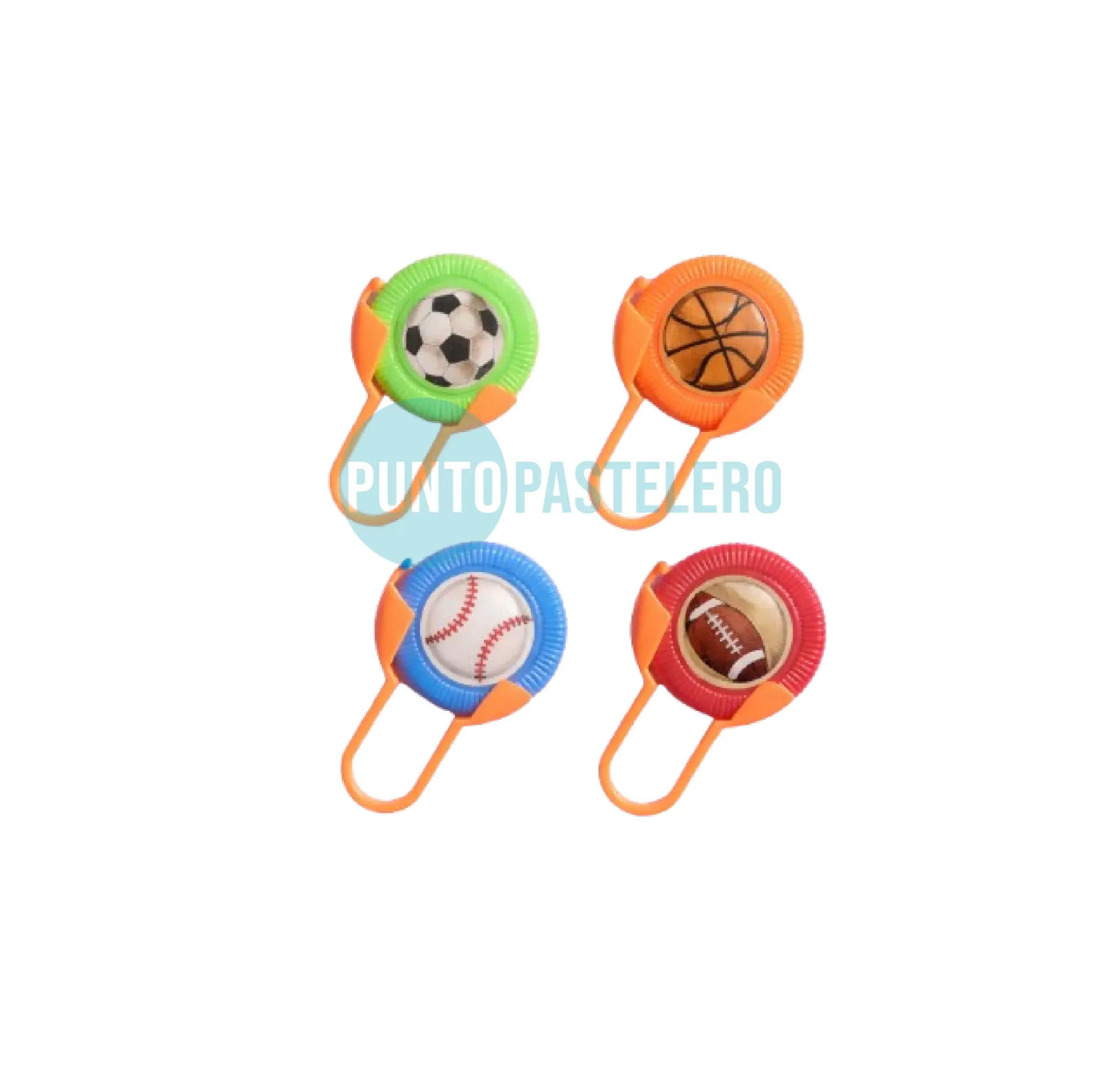 SET DE TAZOS DE JUGUETE "SPORTS" (X 10 U.)