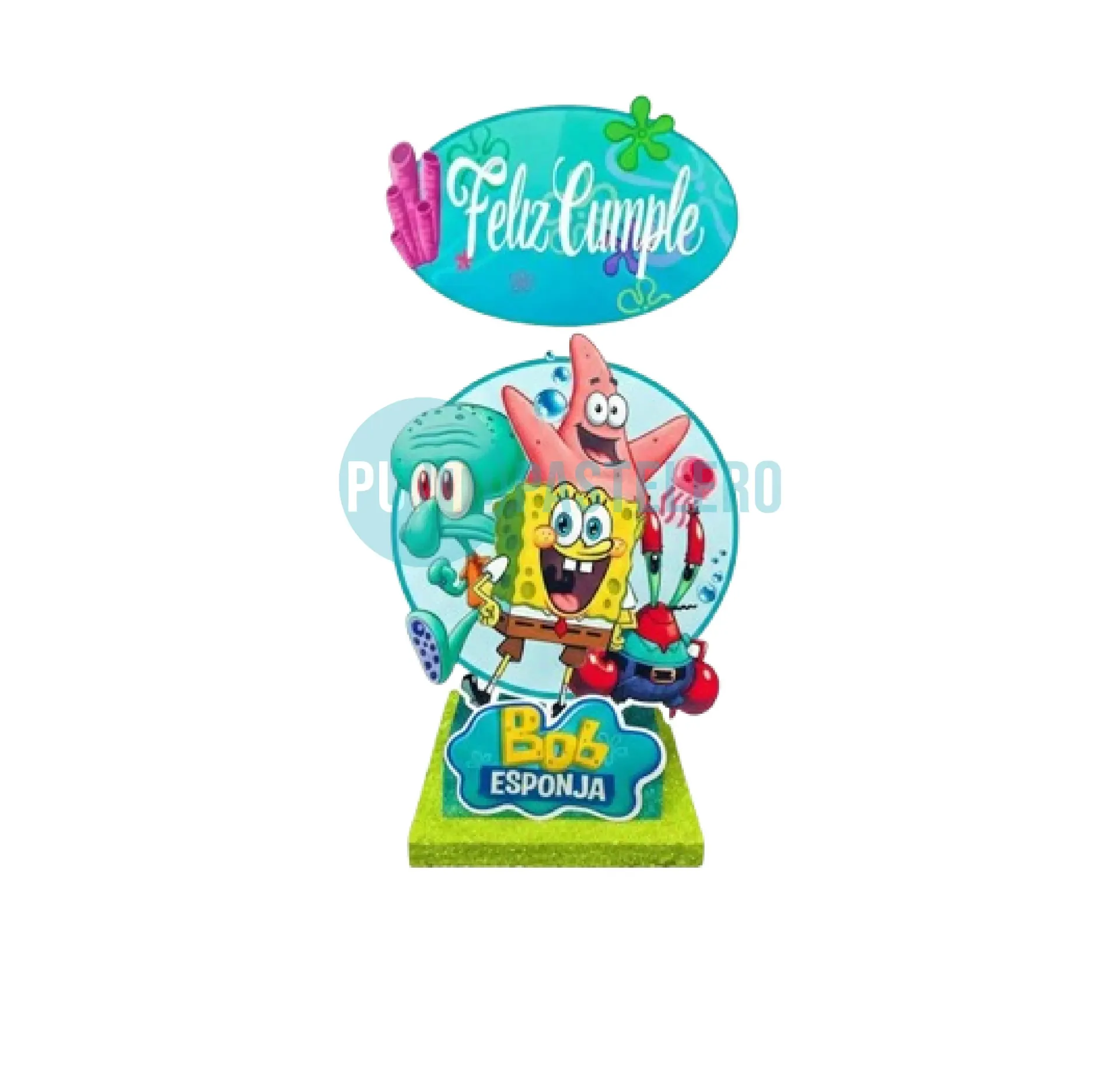 [000000058683] ADORNO BASE GIBREADA BOB ESPONJA