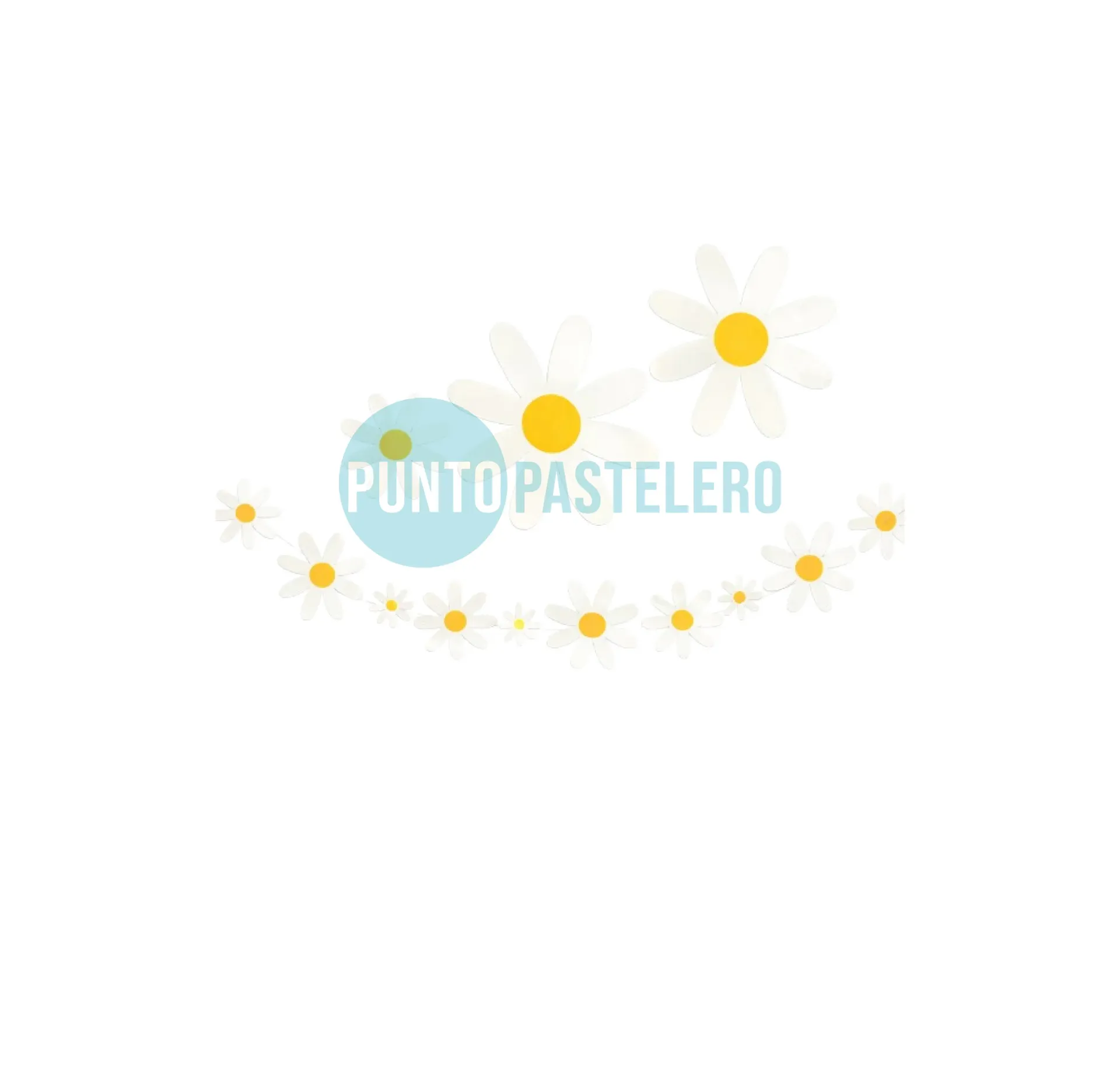 [7799051011167] BANDERIN MARGARITAS BLANCAS