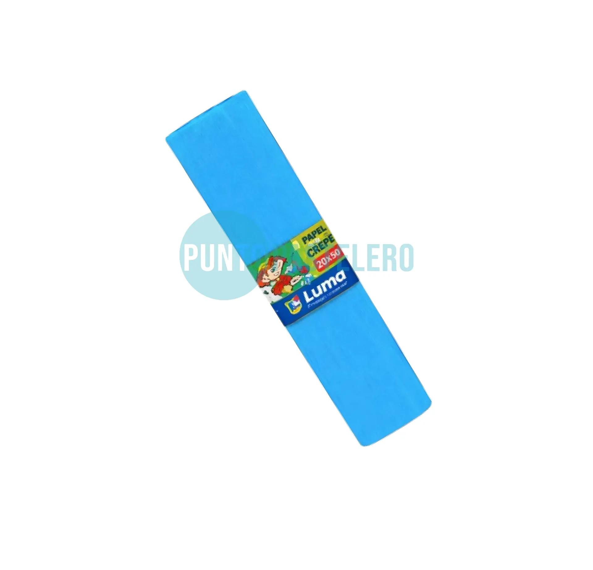 PAPEL CREPE CELESTE LUMA