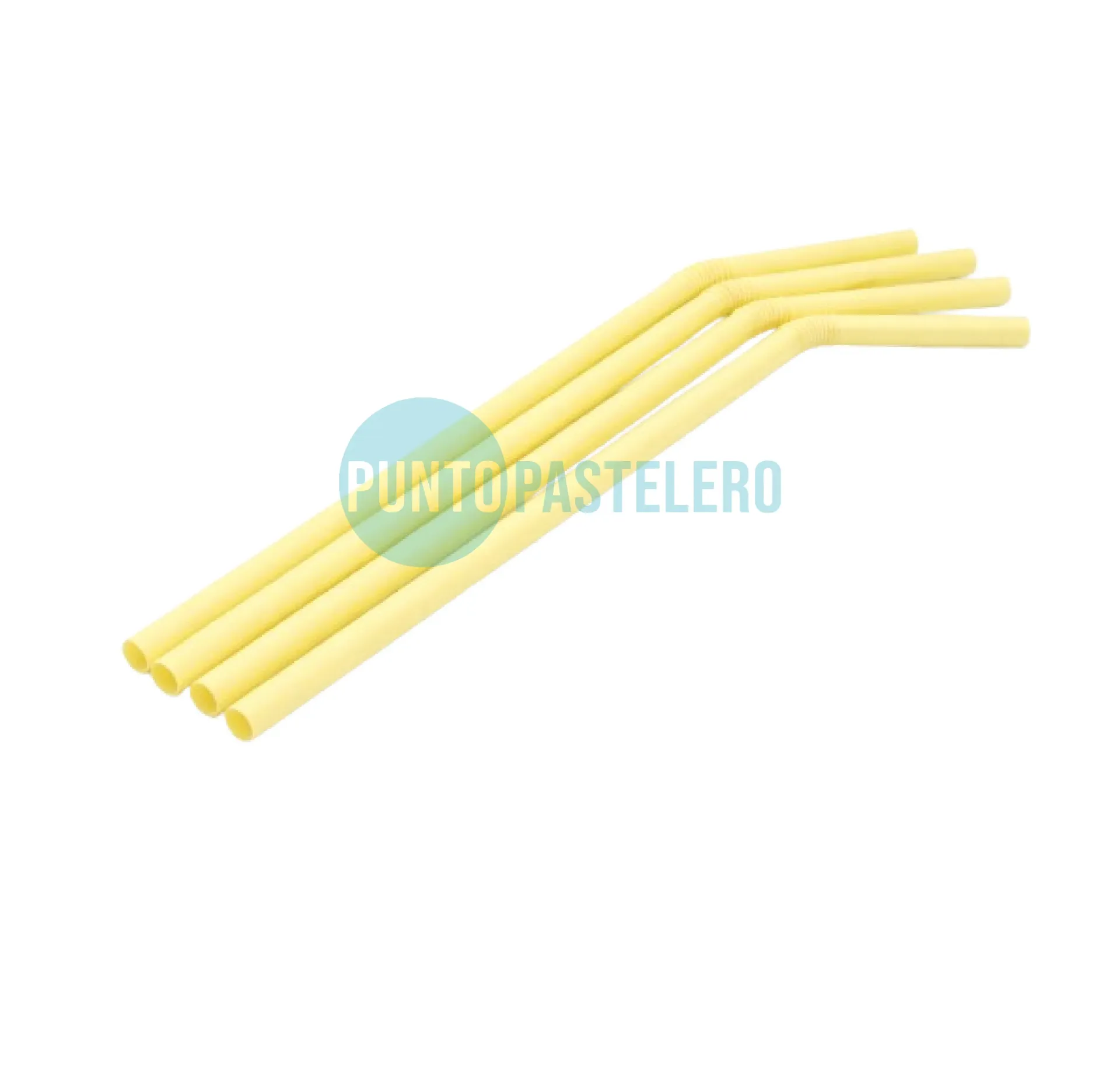 [000000048686] SORBETE FLEXIBLE BIODEGRADABLE AMARILLO PASTEL (X 80 U.)