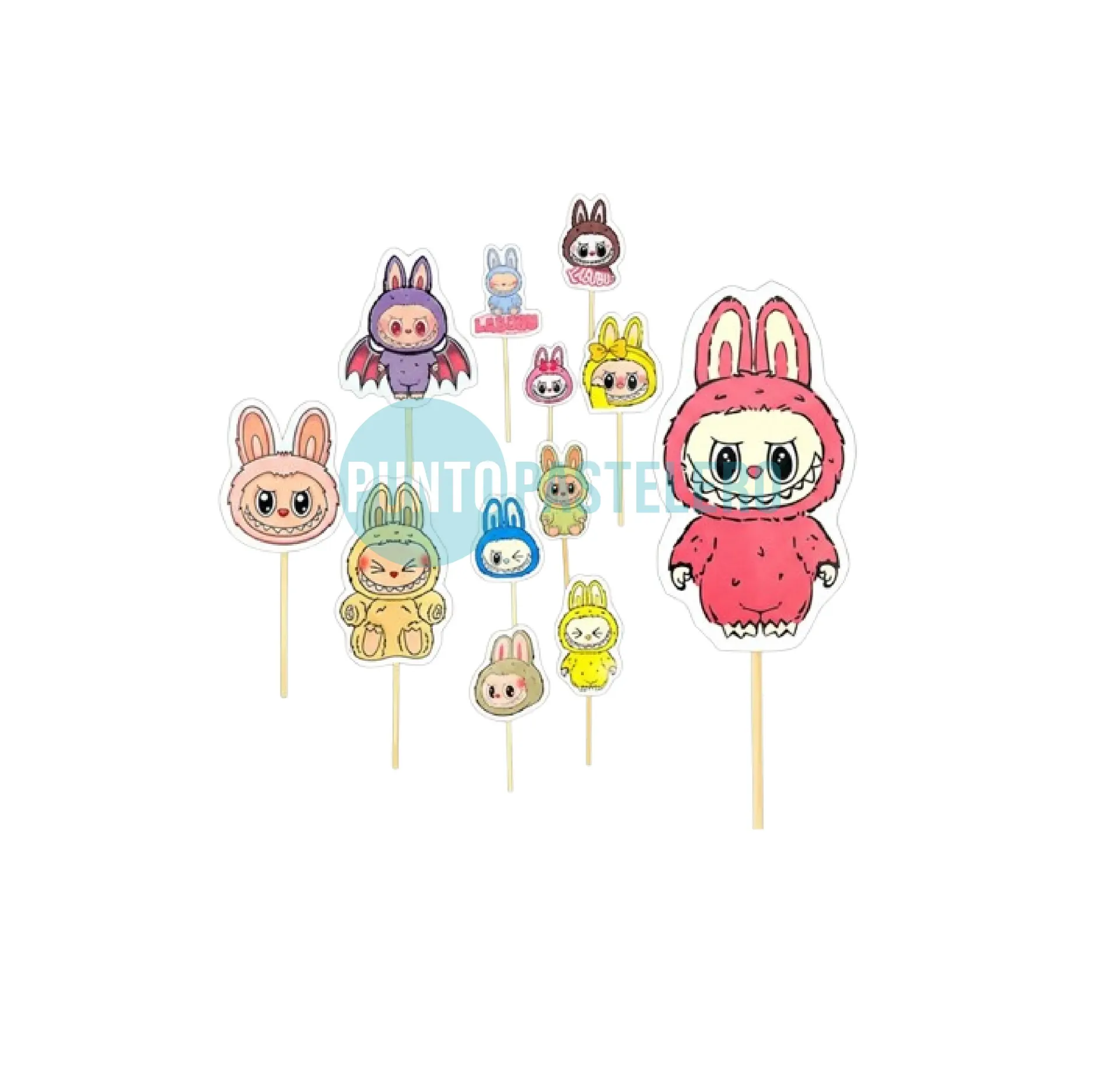 PINCHE ADORNO LABUBU DIVERCOTY (X 12 U.)