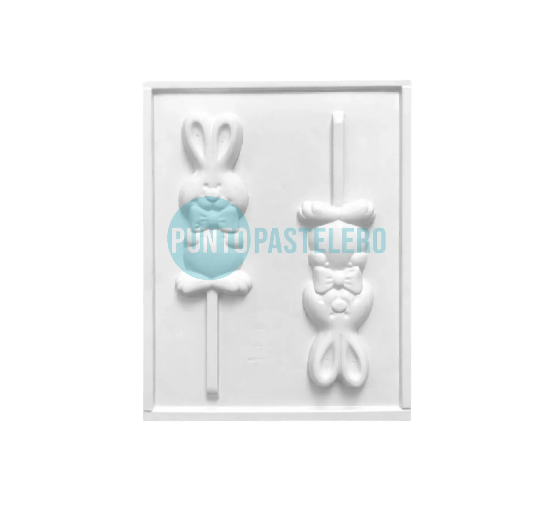 PLACA PARA CHUPETIN CONEJO ELEGANTE N°1603A PLASTICHOK