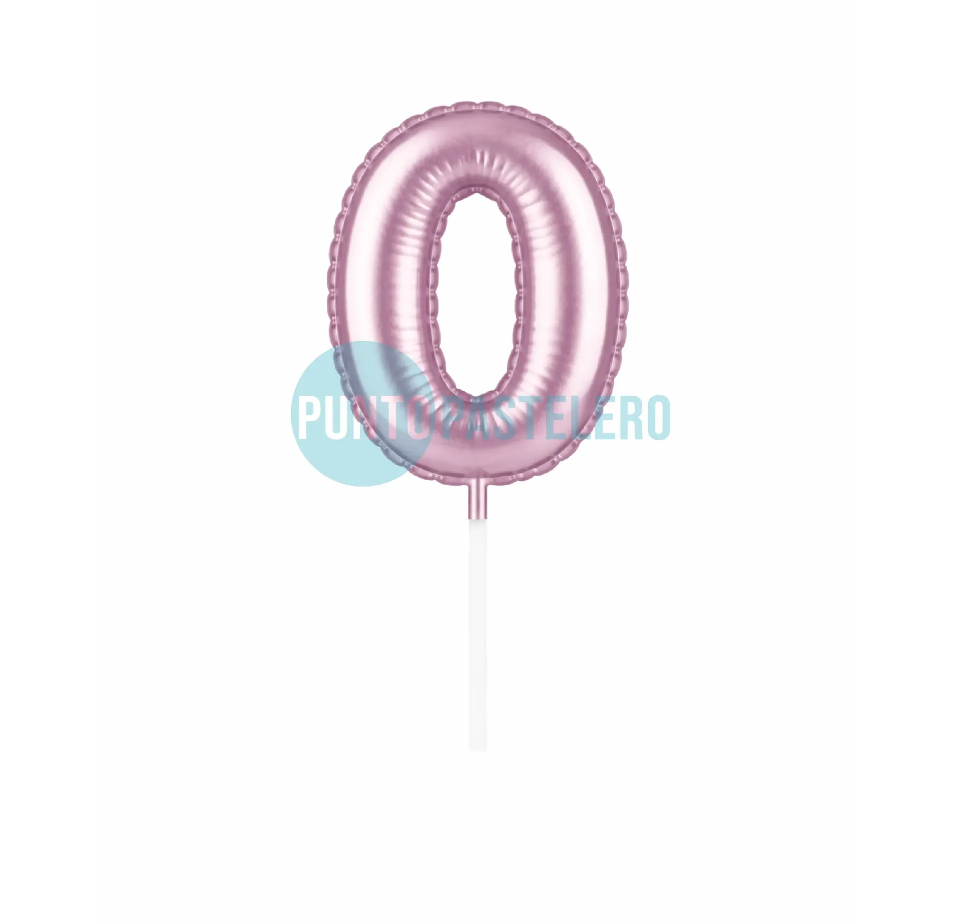 VELA GLOBITO METALIZADO ROSA N° 0