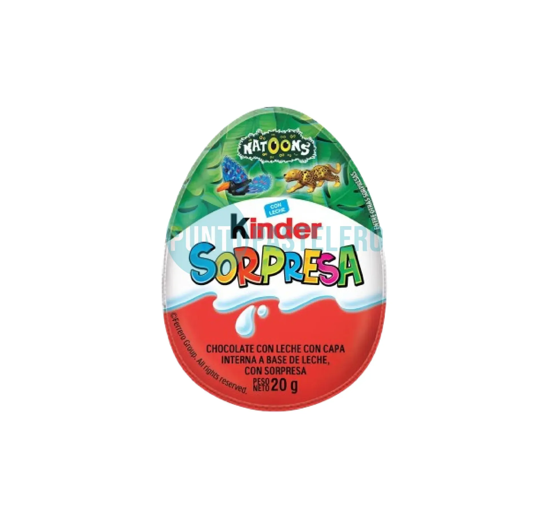 HUEVO KINDER SORPRESA (NATOONS) (20 GR.)