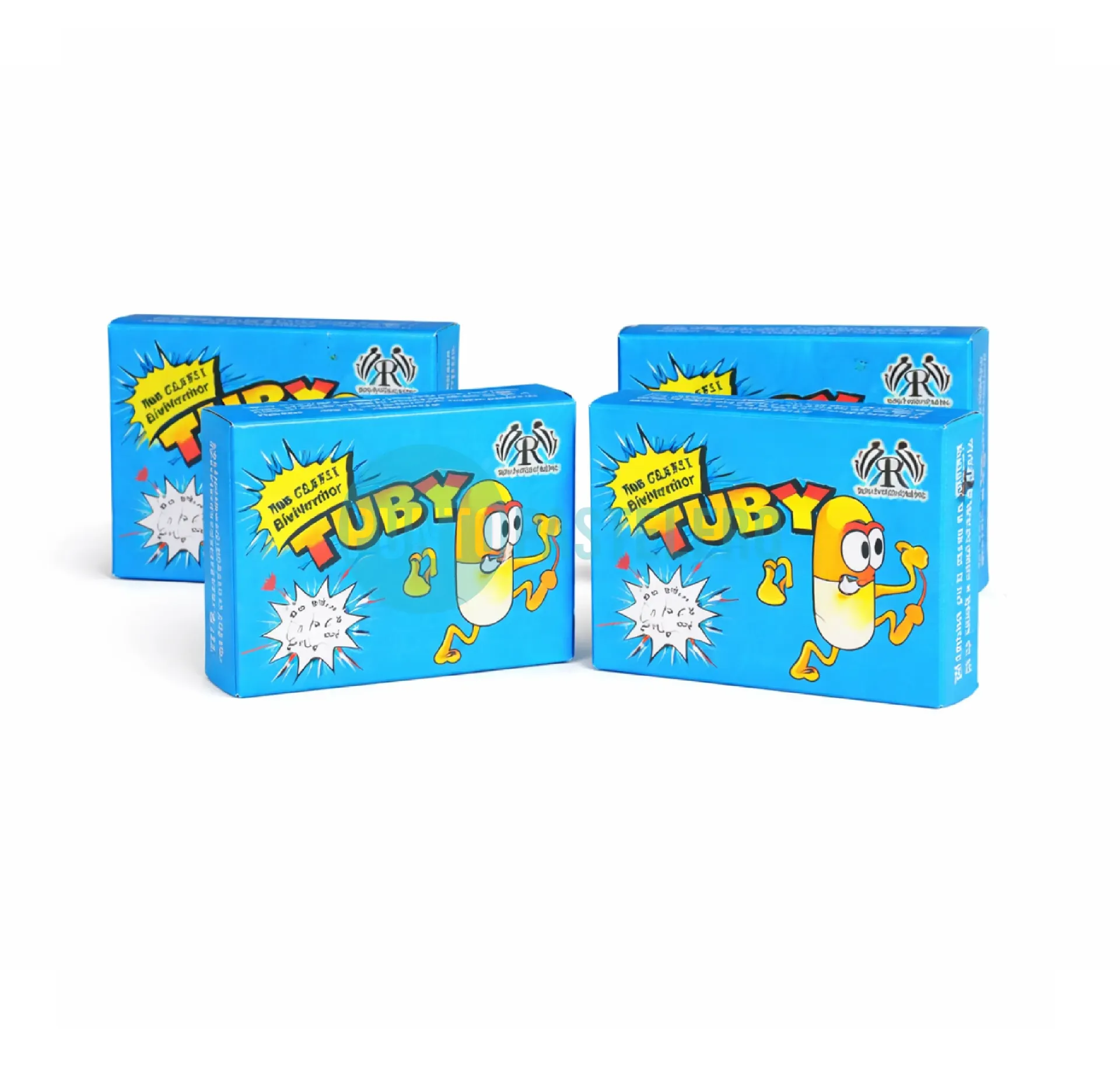 [7798147972641] ESTALLOS TUBY (X 10 U.) (CELESTE) (PARTY STORE)