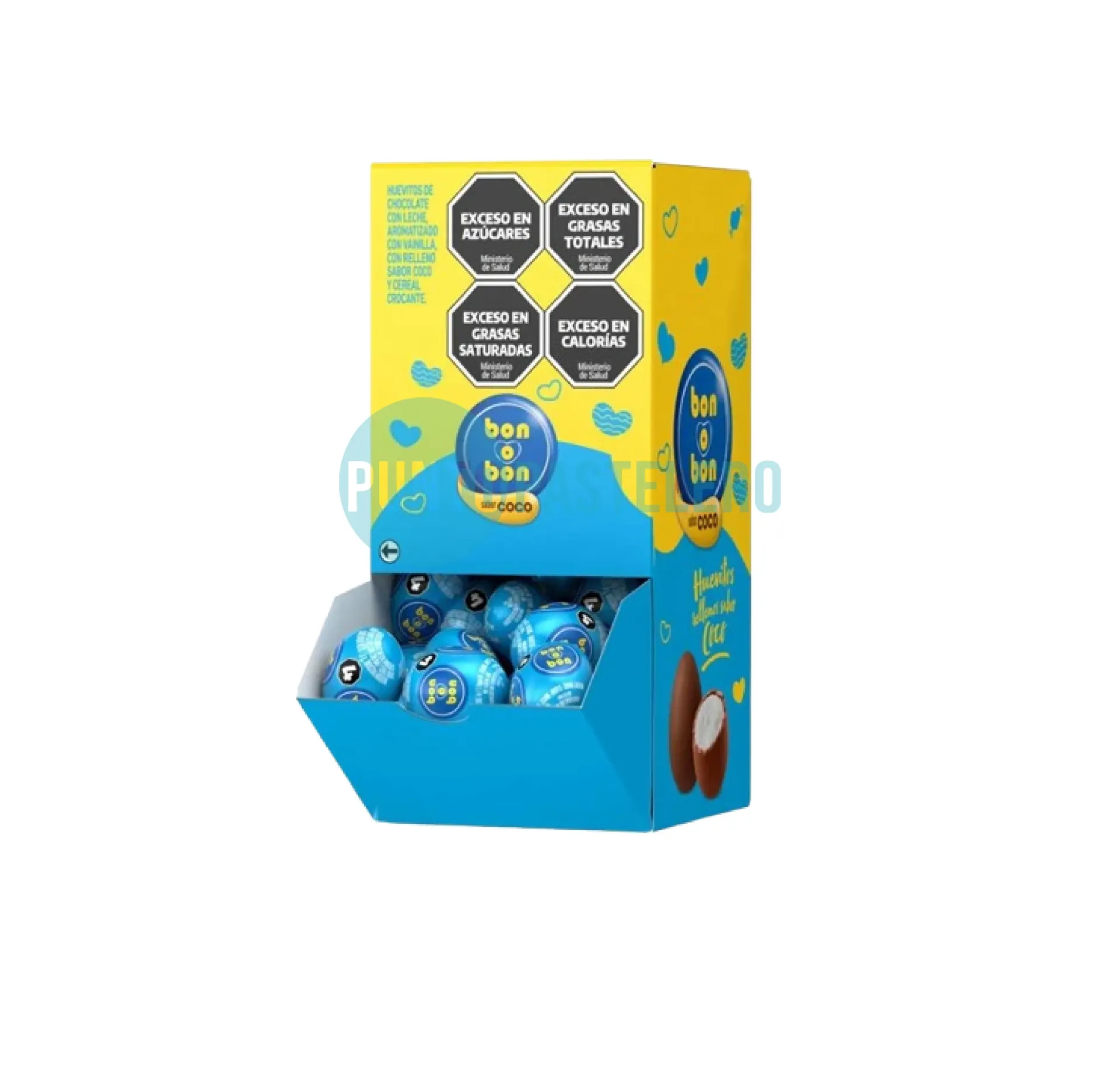 [7790580153342] CAJA HUEVITOS BON O BON COCO (X 60 U.)
