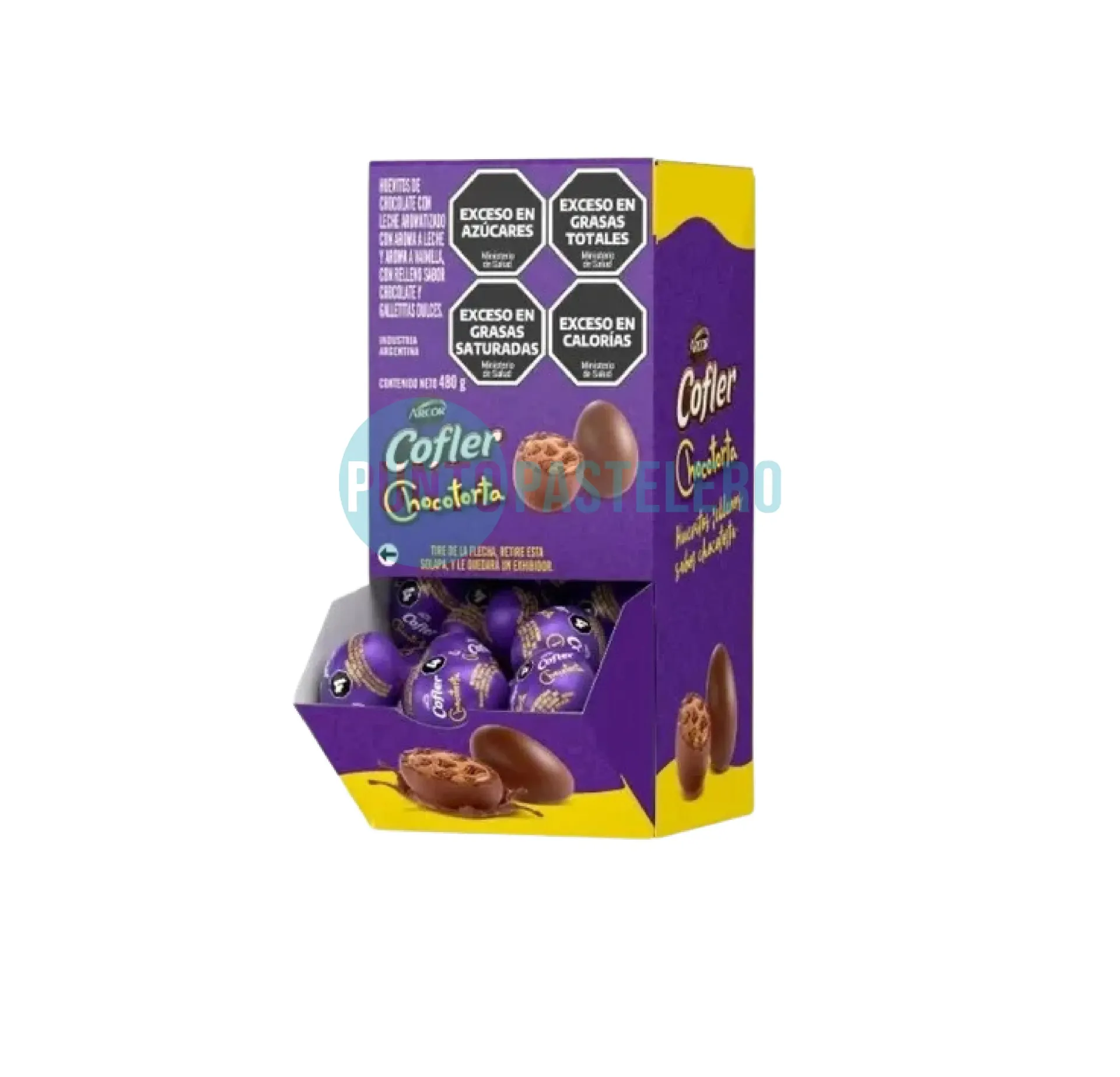 [7790580148089] CAJA HUEVITOS COFLER CHOCOTORTA (X 60 U.)