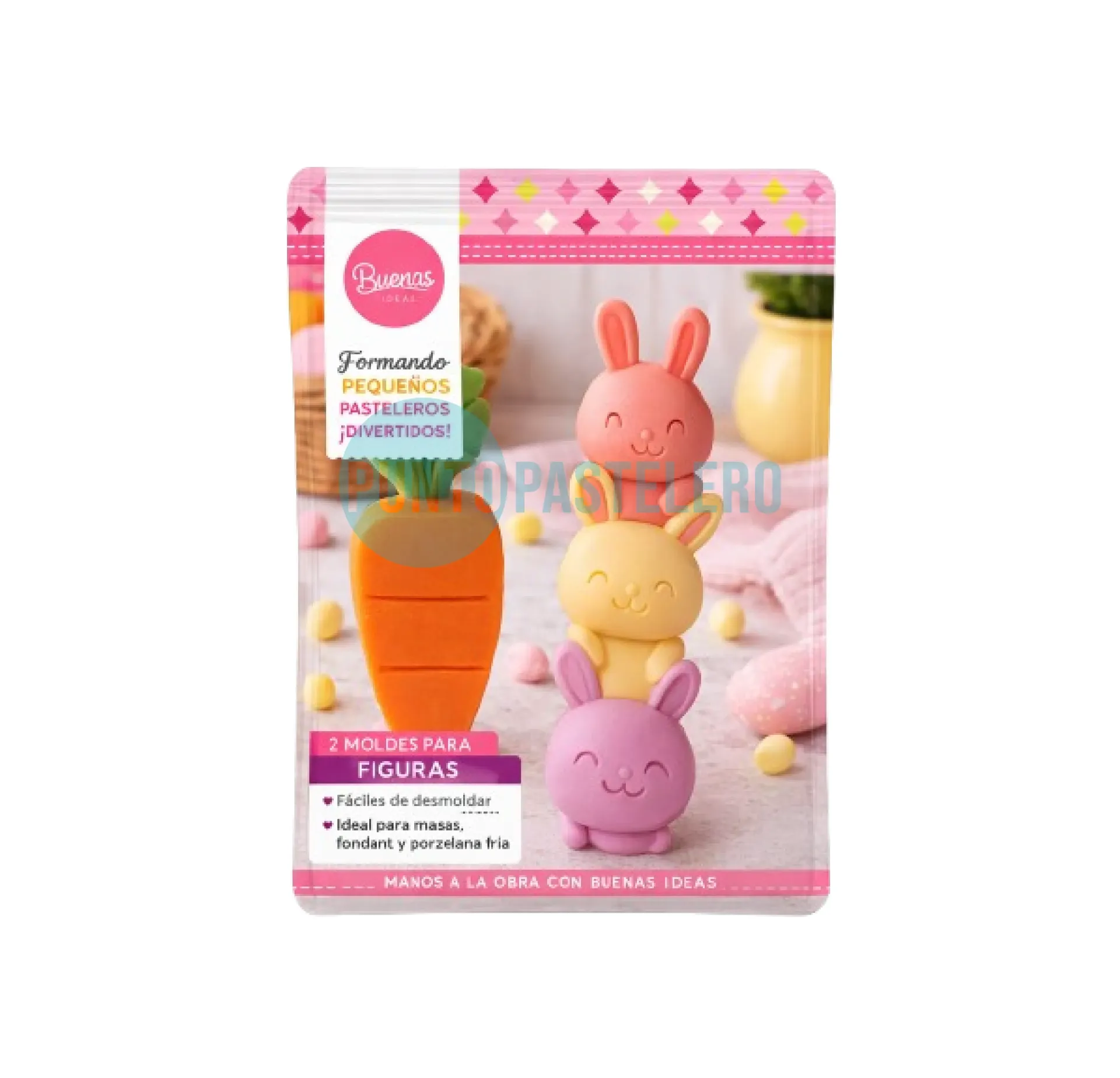 SET PARA REALIZAR ZANAHORIA Y CONEJITOS MODULARES PARPEN