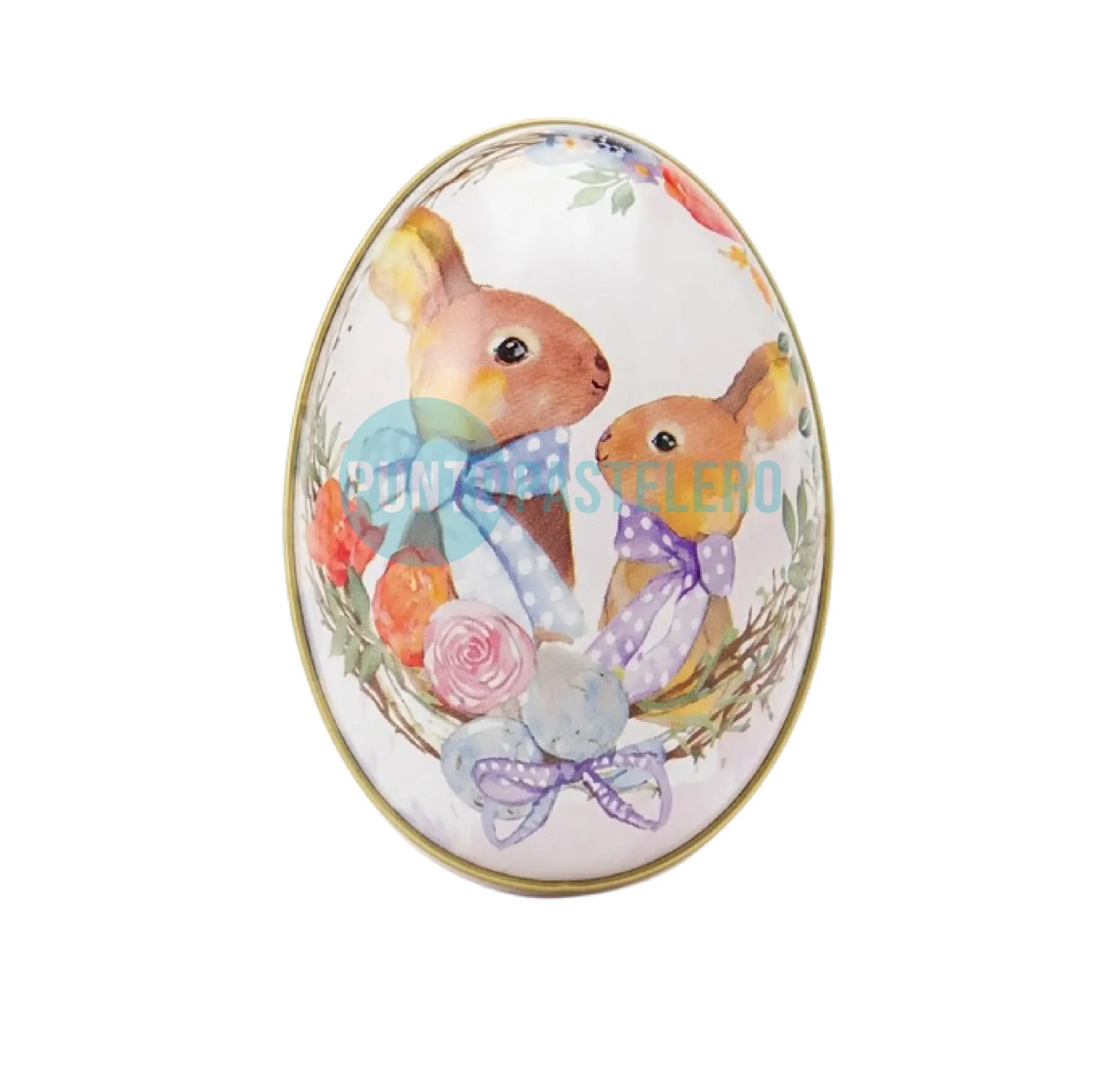 LATA PASCUAS HUEVO GRANDE (11x6.5x7 CM)