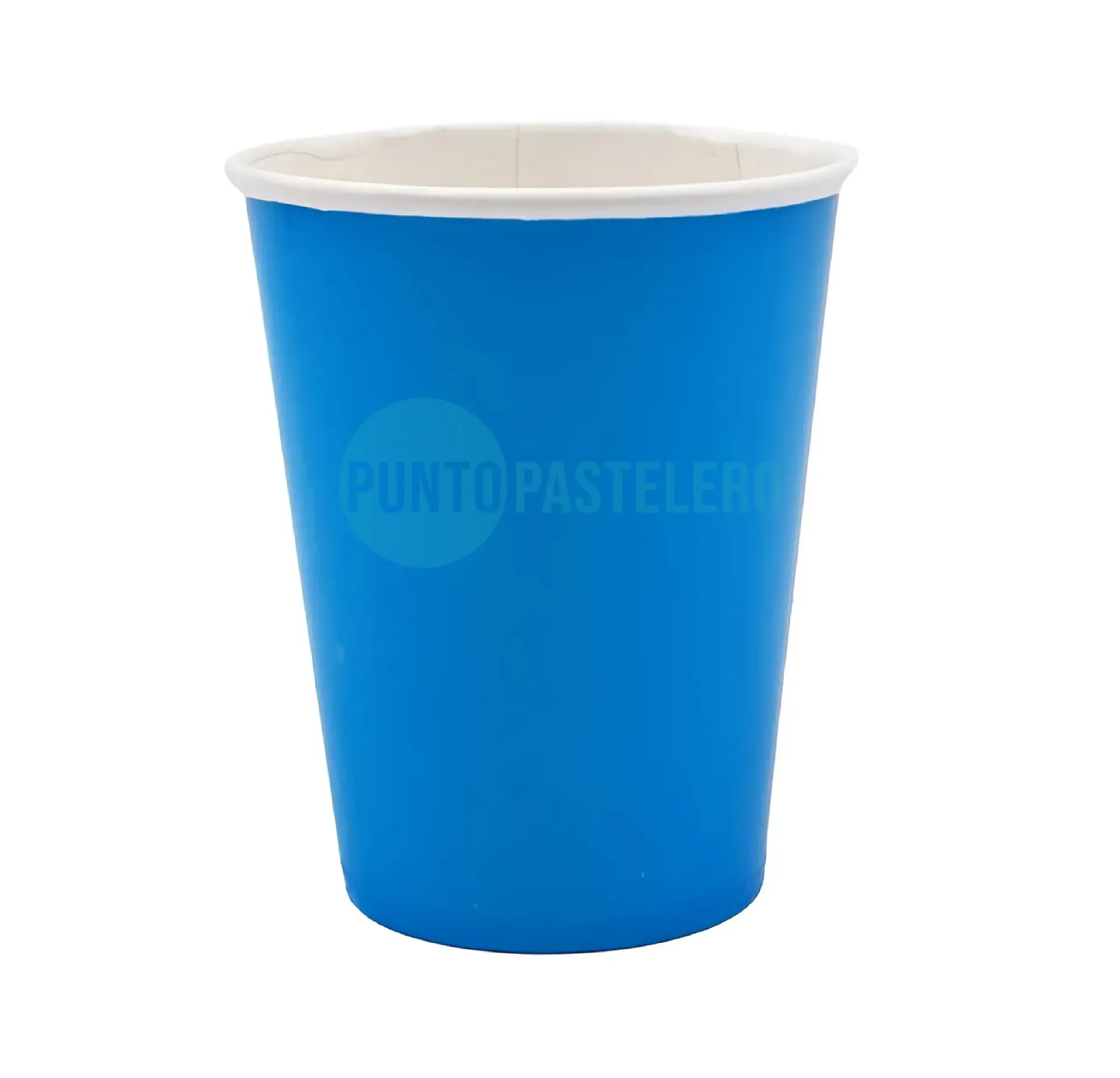 VASO POLIPAPEL AZUL 240 CC (8 U.) (FESTCOPACK)