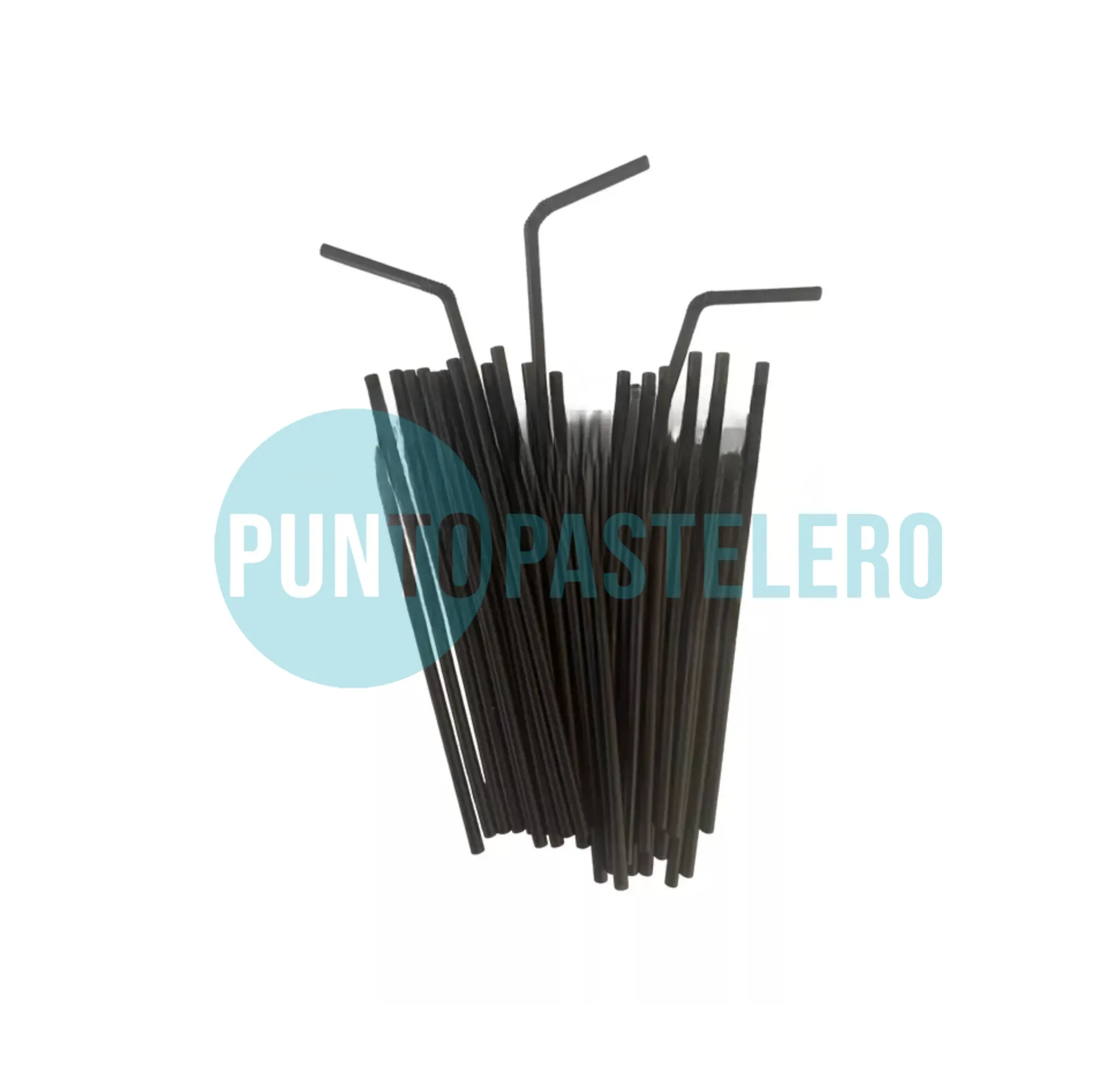 [3896] SORBETES FLEXIBLE NEGRO (X 500 U.)