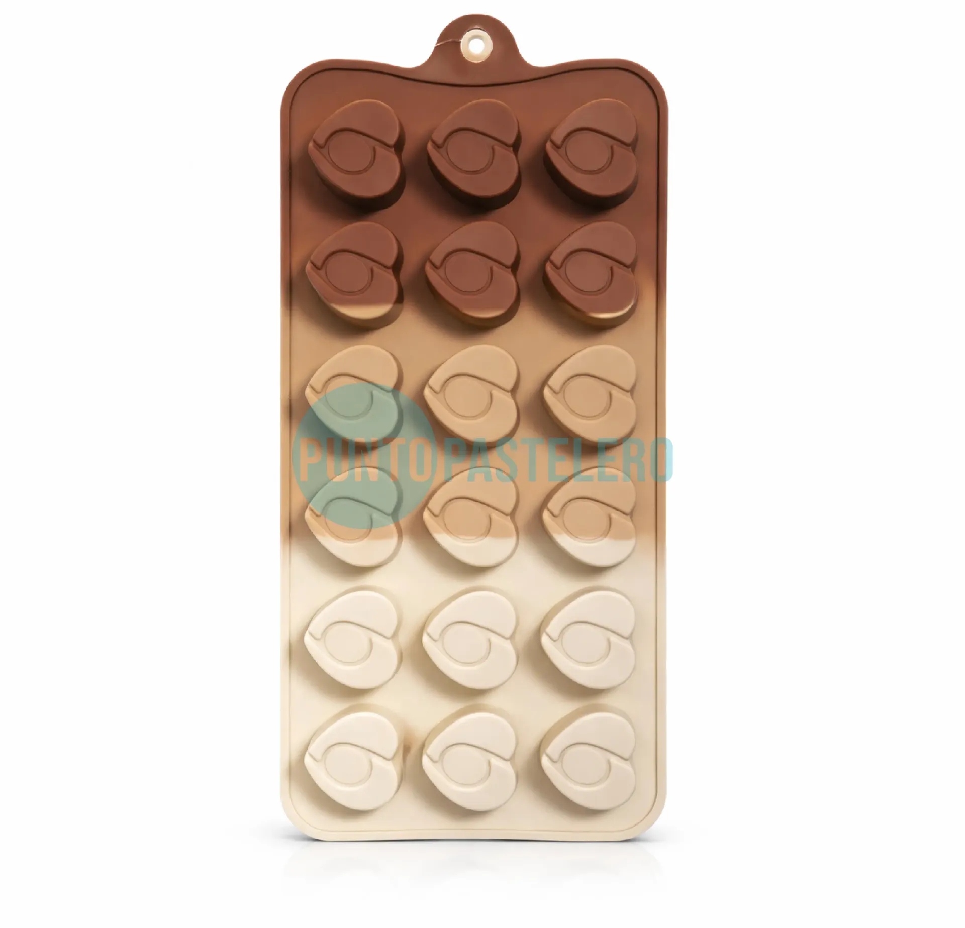 [6920251015162] MOLDE BOMBON SILICONA CORAZONES CON CIRCULO (15162) [P]