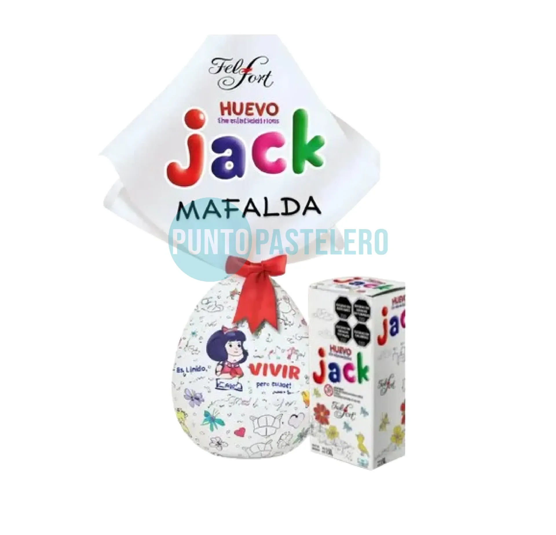 FELFORT SUPER HUEVO PASCUAS JACK MAFALDA (CON SORPRESA) (X 150 GR.)