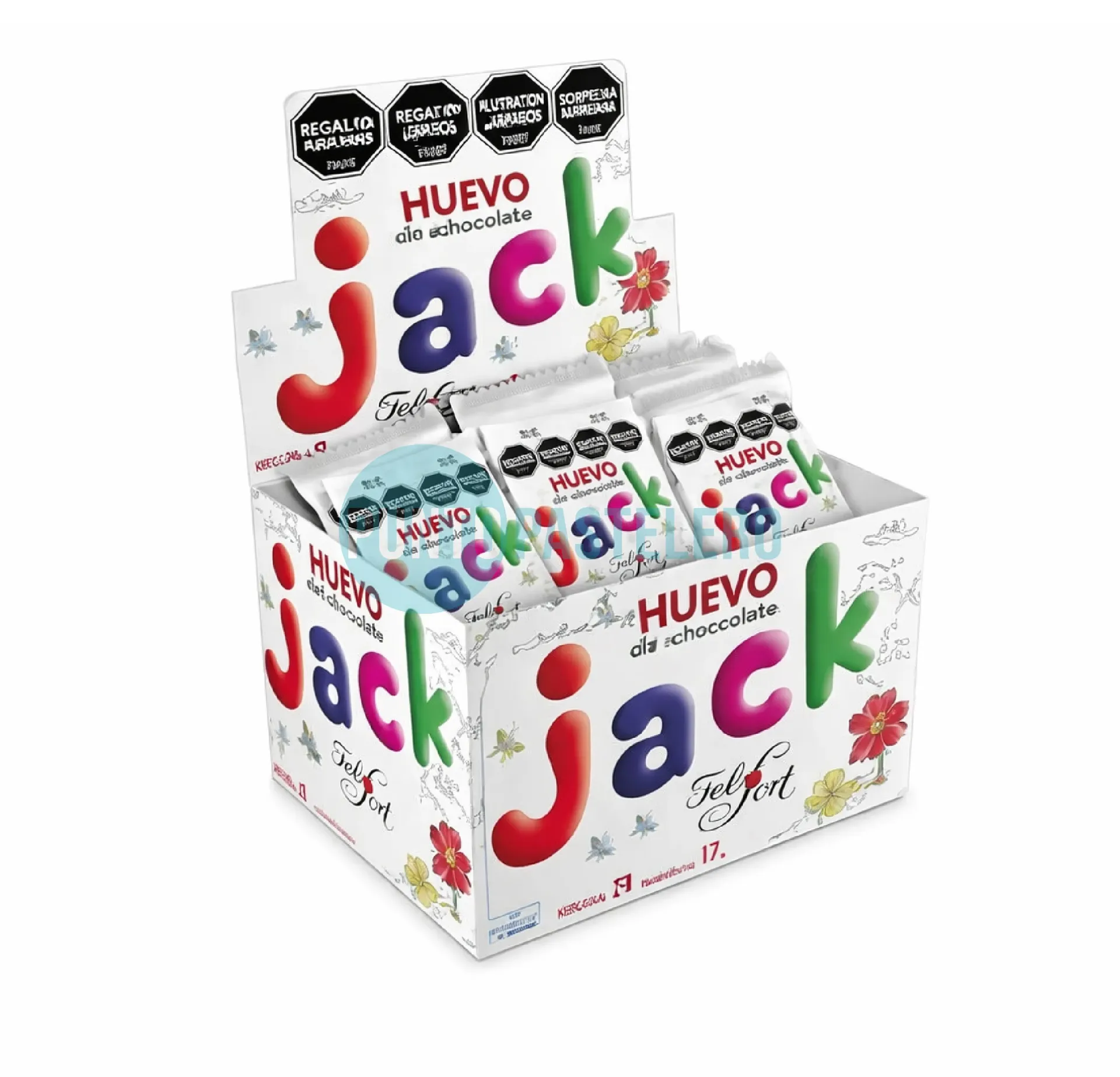 FELFORT HUEVO CHOCOLATE JACK 17 GR (X 24 U.) (MAFALDA)