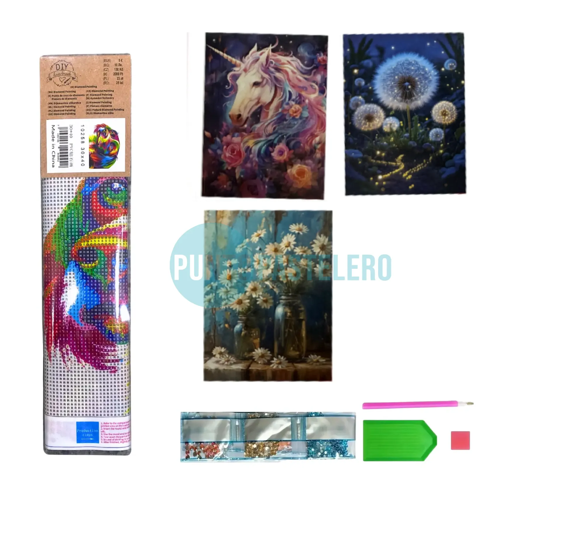 KIT PINTURA DIAMANTE (MODELOS SURTIDOS) (20X25 CM) (13304)