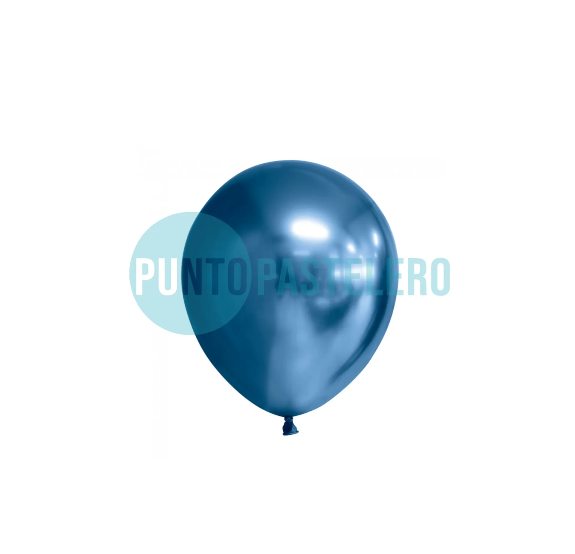 GLOBO BALLONS CROMADO 12" (2.8 GR.) (X 50 U.) (AZUL)