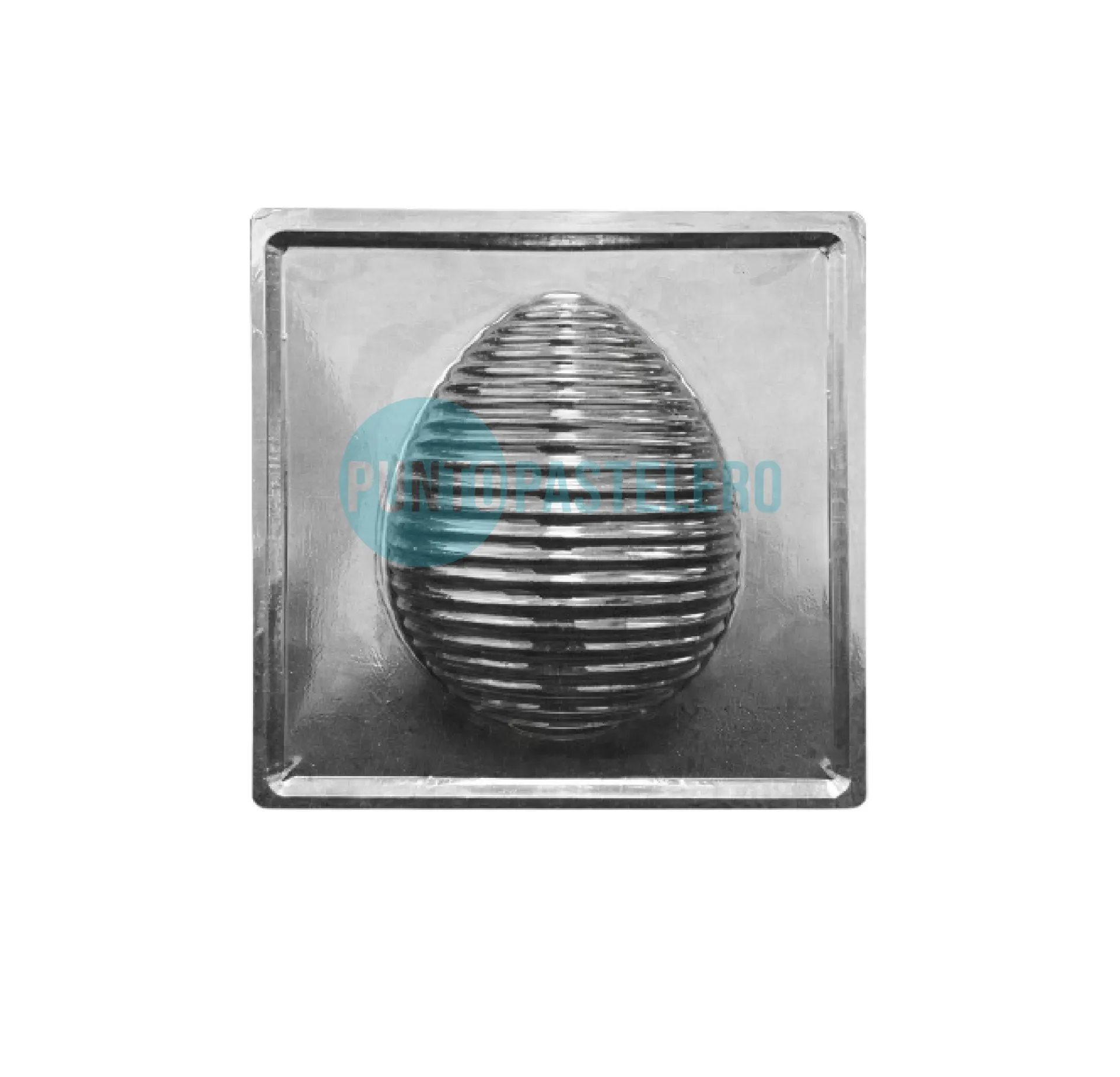 [12RA123] PLACA HUEVO DE PASCUA N° 12 RAYAS
