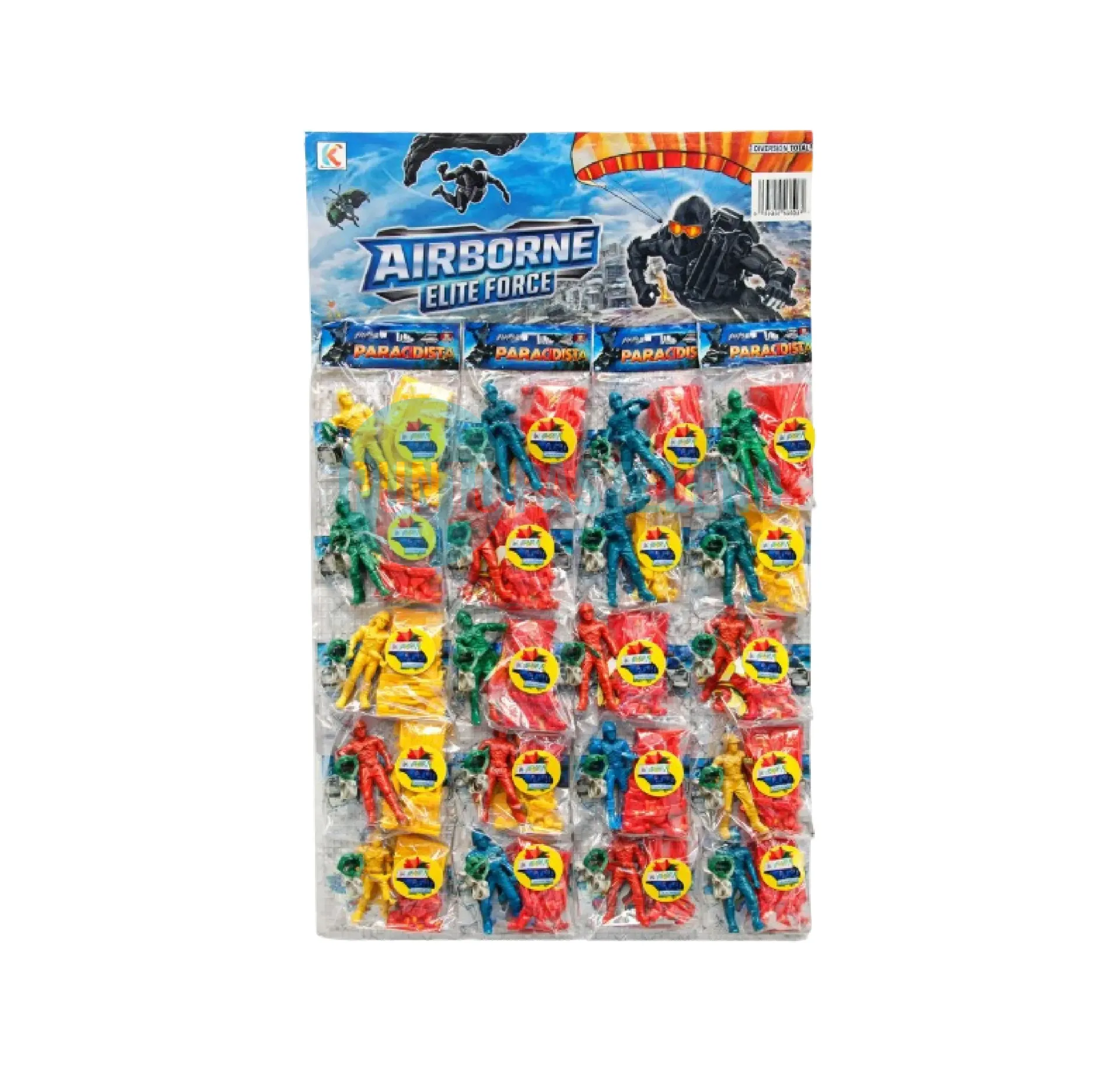 BLISTER SOLDADO PARACAIDISTA (X 20 U.)