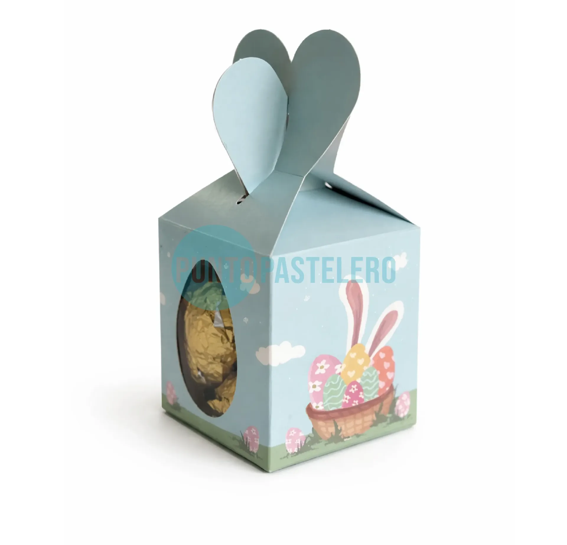 CAJA ESTUCHE PASCUAS ALDEA (10X10X9 CM)