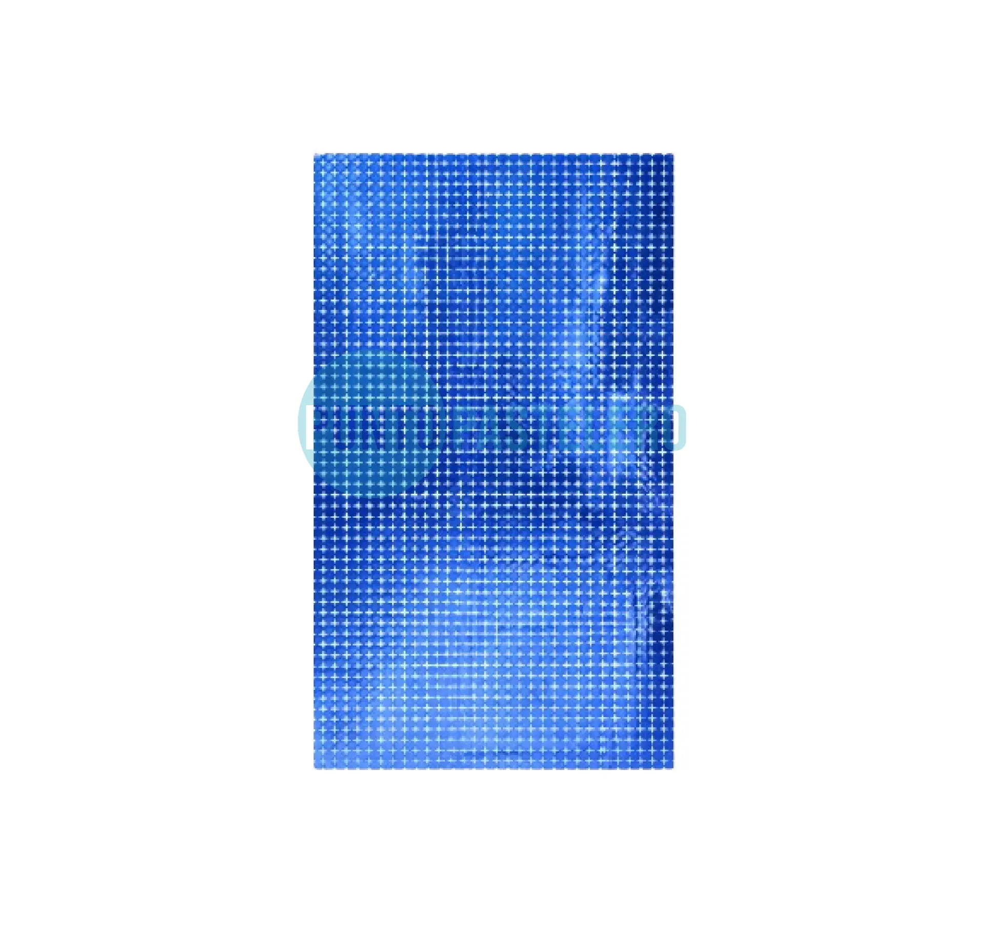 CORTINA METALIZADA BRICK WALL AZUL GRANDE (1 X 2 MT.)