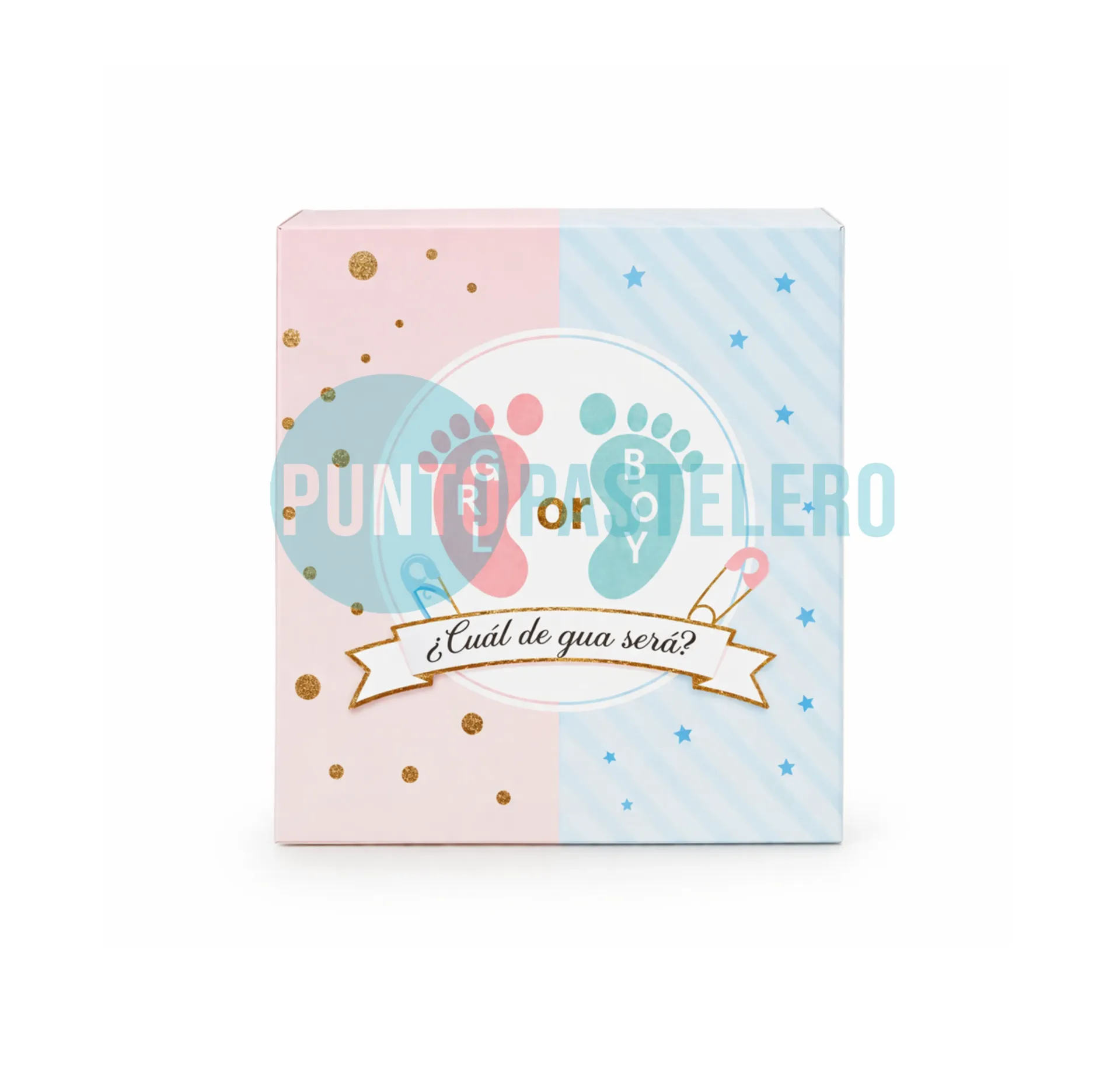 CAJA DE VOTACION REVELACION DE GENERO "NENA O NENE"