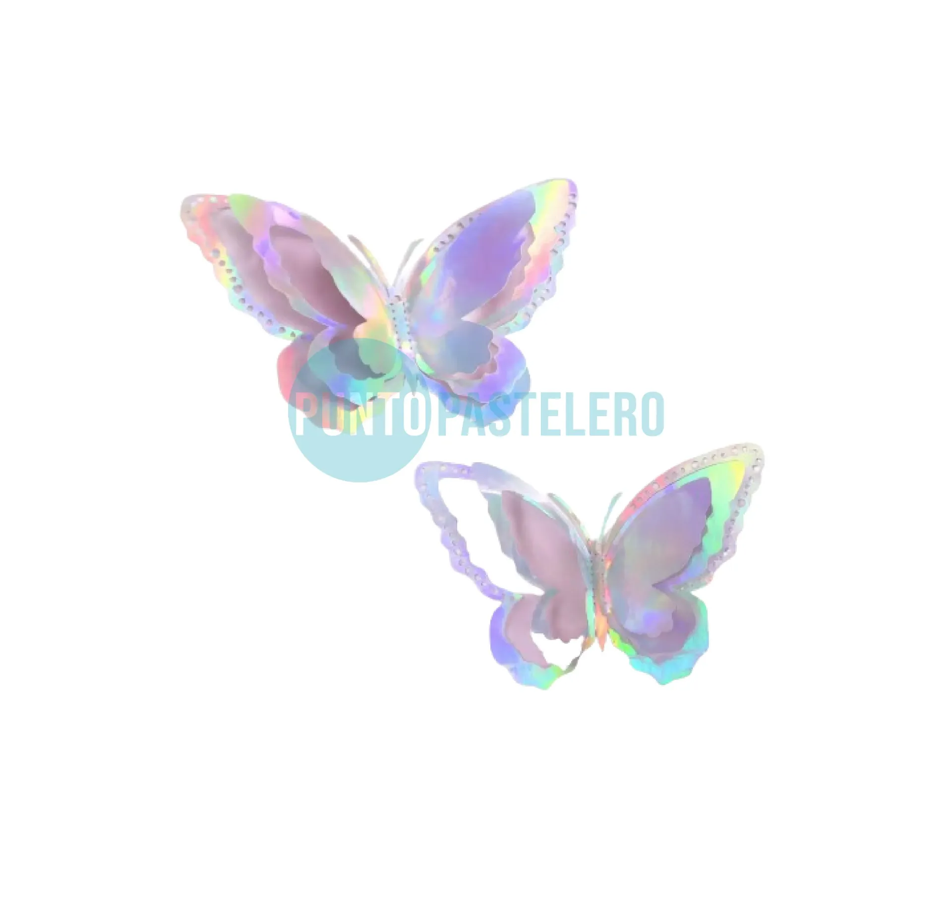[CL989L] MARIPOSAS IRIS LILA (12 U.)