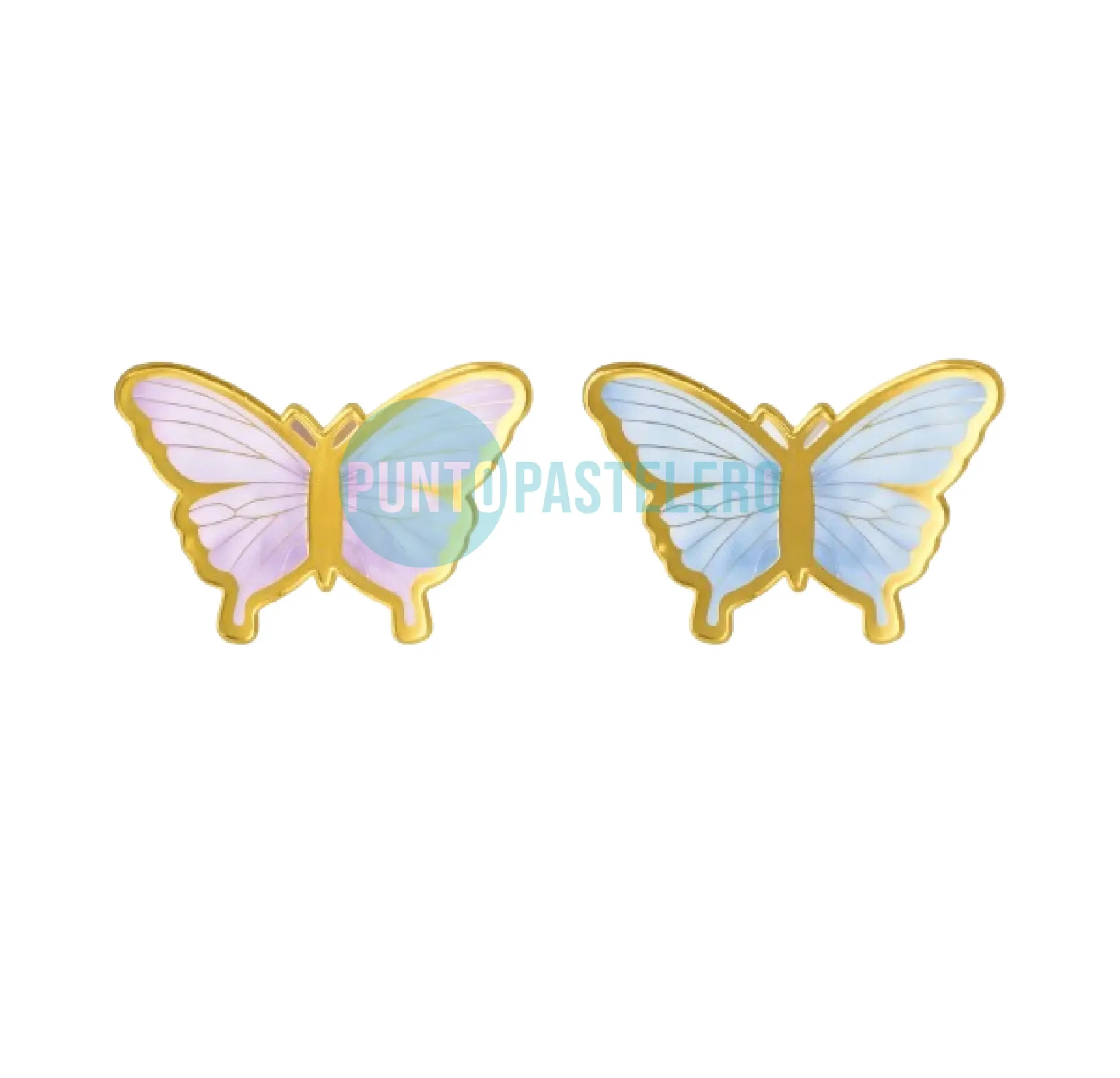 MARIPOSAS ALITAS GOLD (X 50 U.)