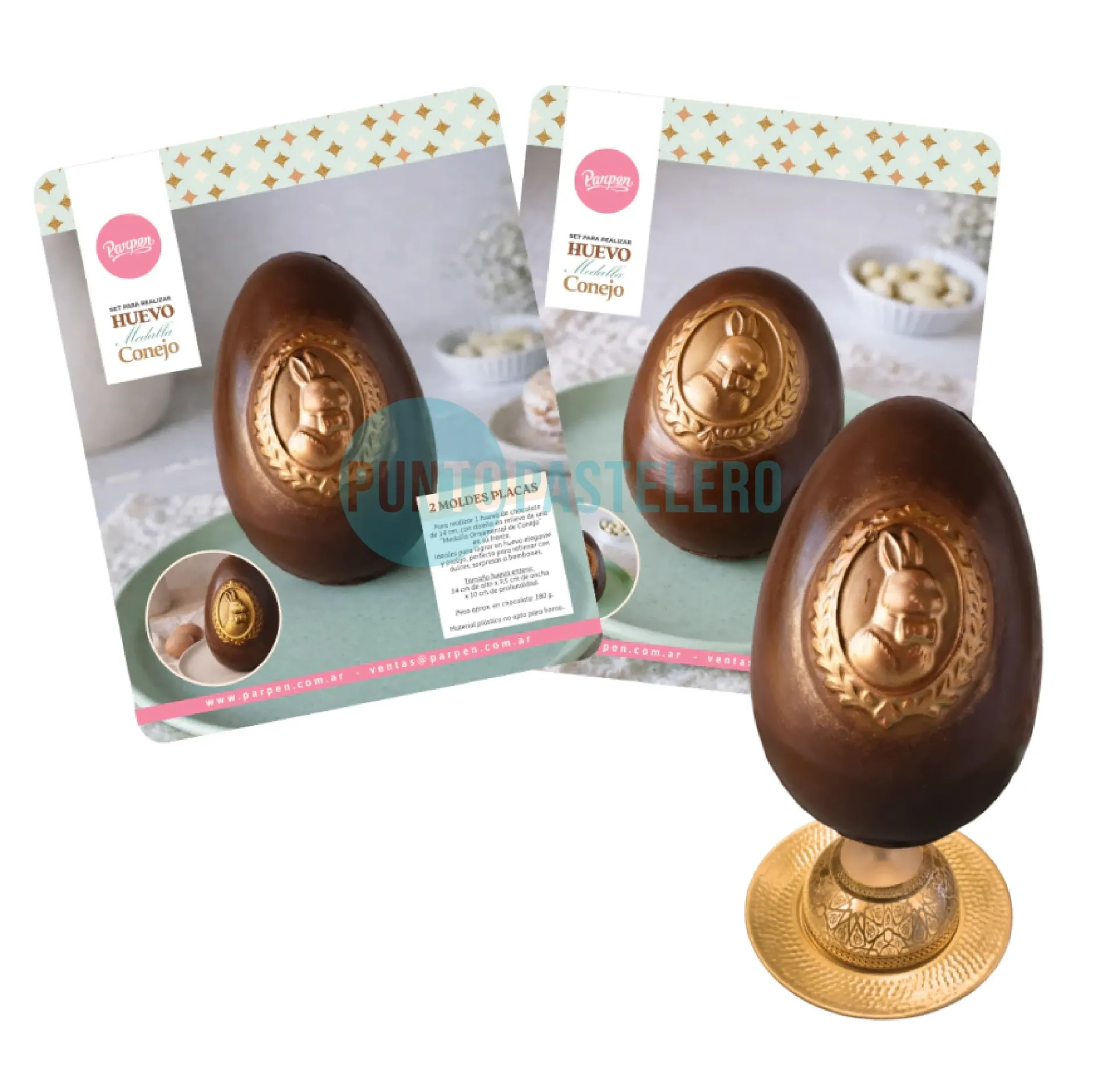 [7798363711833] SET PARA REALIZAR HUEVO MEDALLA CONEJO (PARPEN)