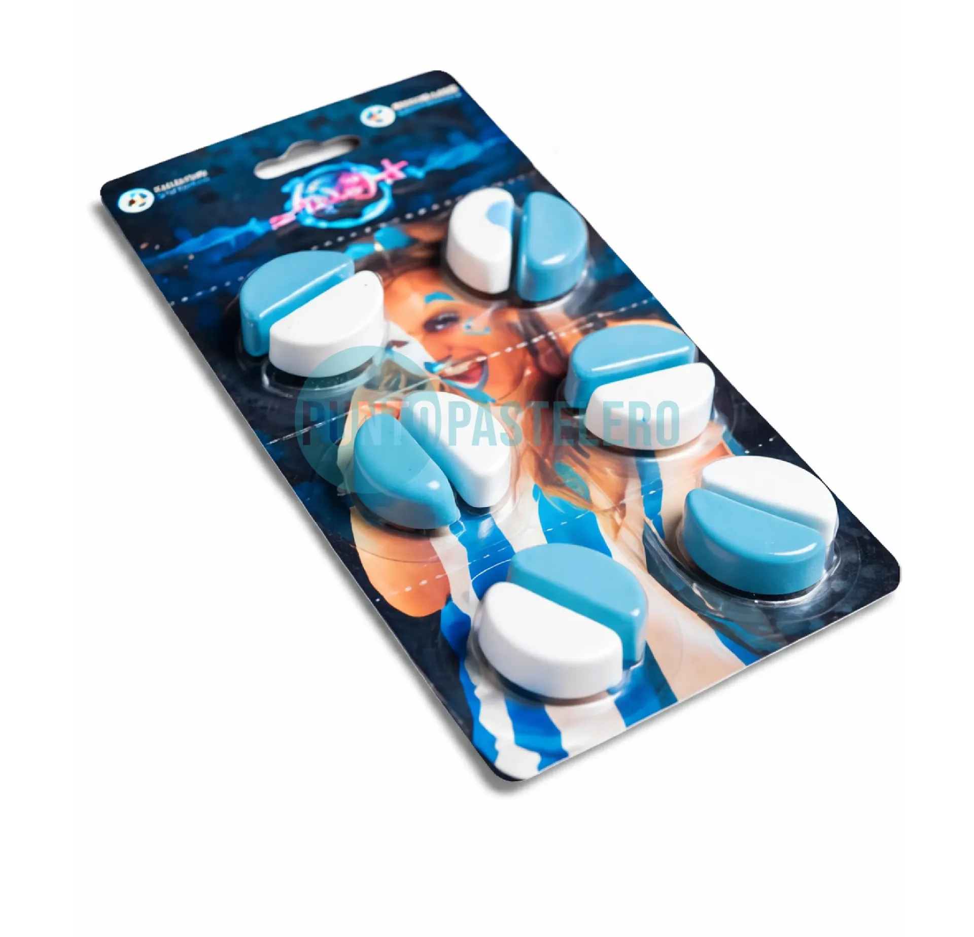 MAQUILLAJE CELESTE Y BLANCO ARTELIGHT (BICOLOR)