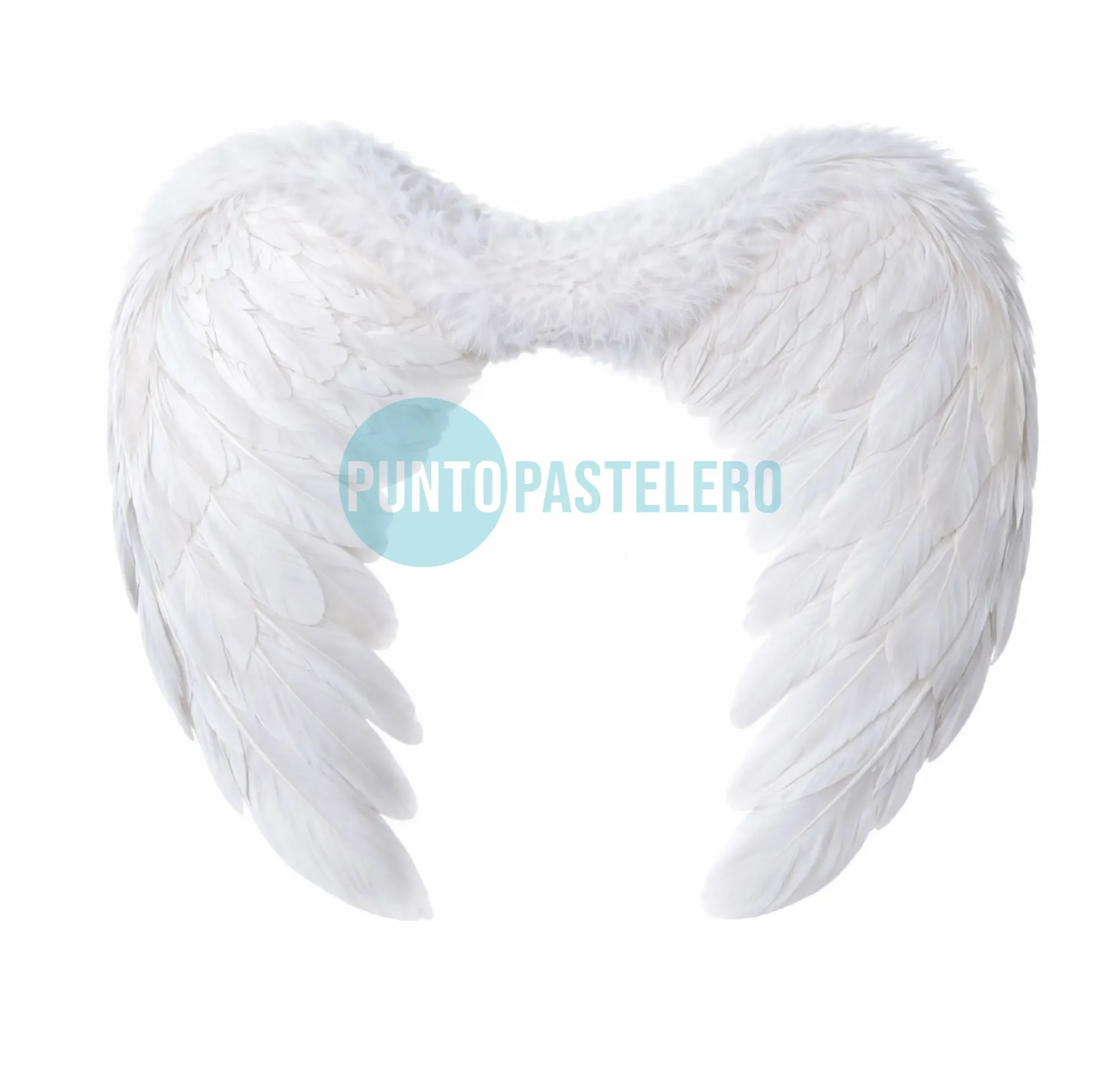 ALAS ANGEL PLUMAS COLOR BLANCO (PARTY STORE) (34 X 34 CM)