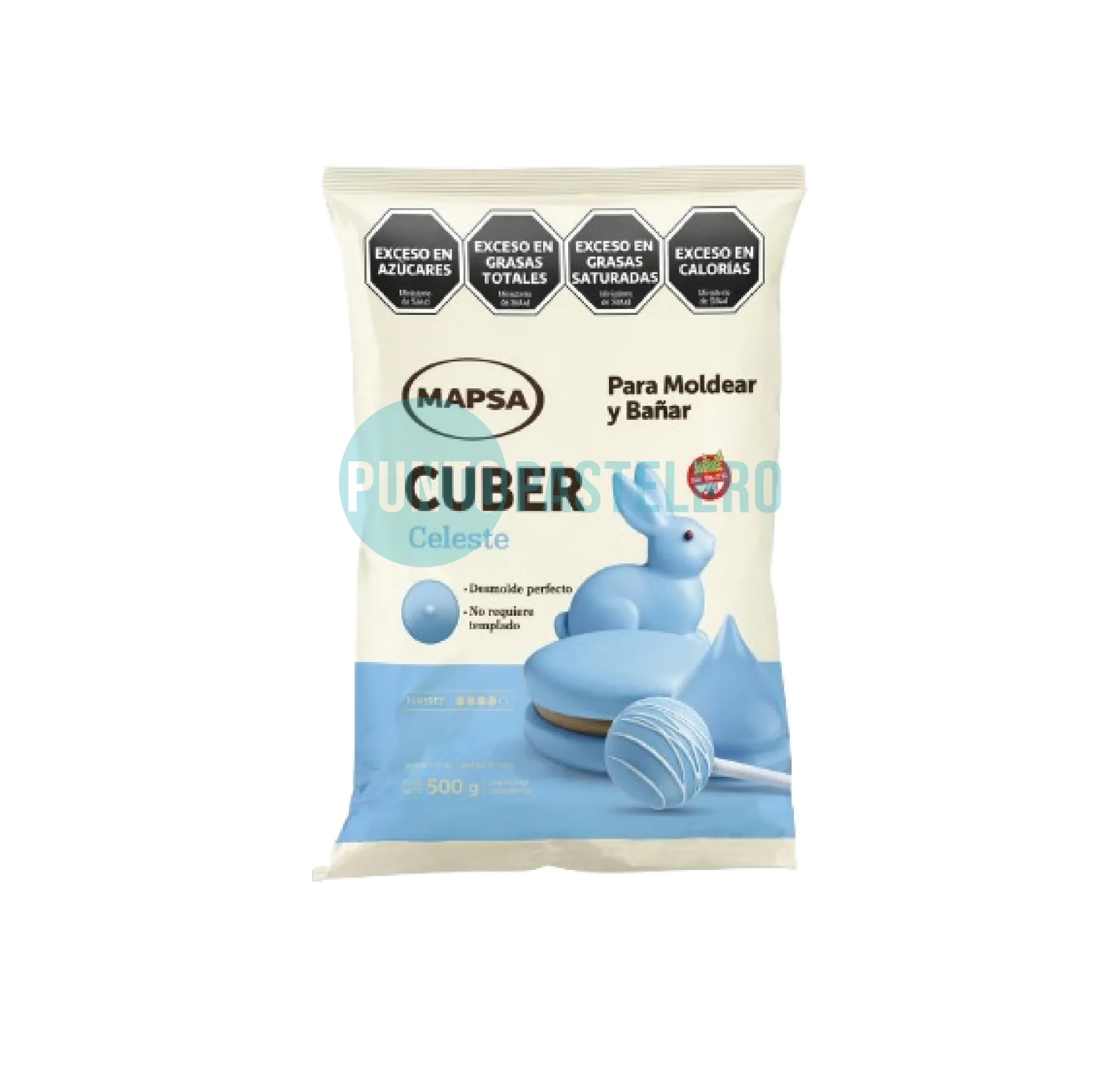 BAÑO MAPSACUBER CELESTE (X 500 GR.)