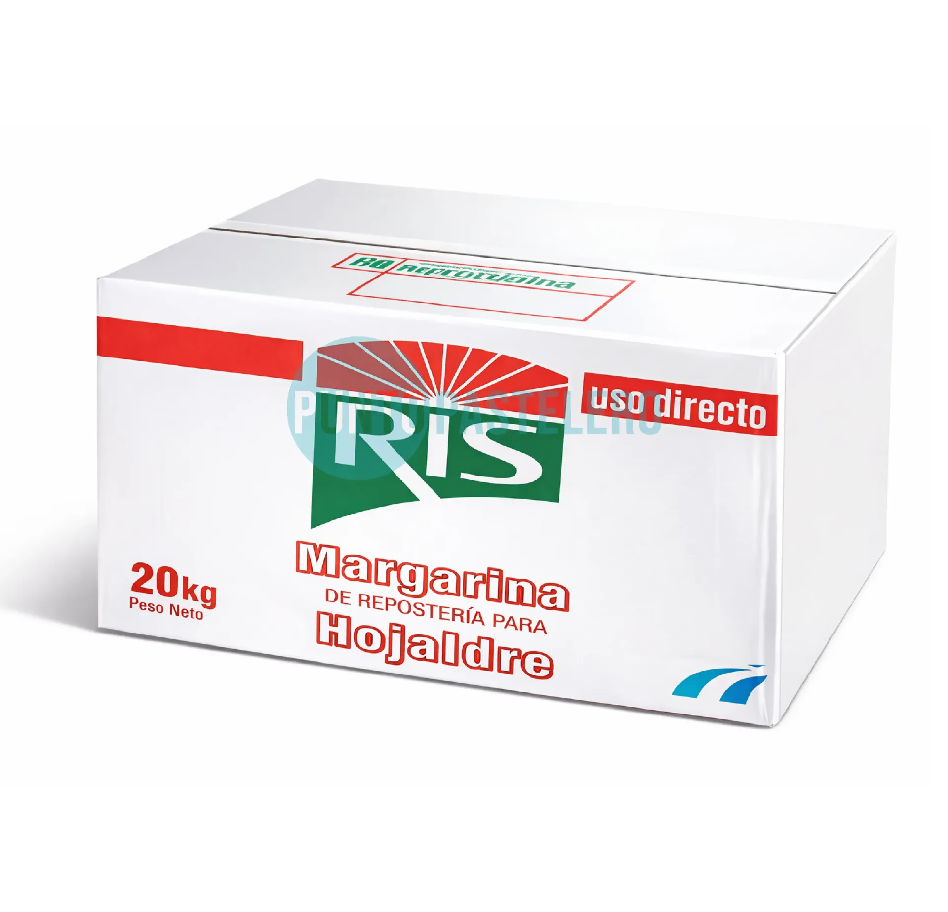 MARGARINA PARA HOJALDRE RIS MARGAHOJALDRE (PILON) (X 20 KG.)