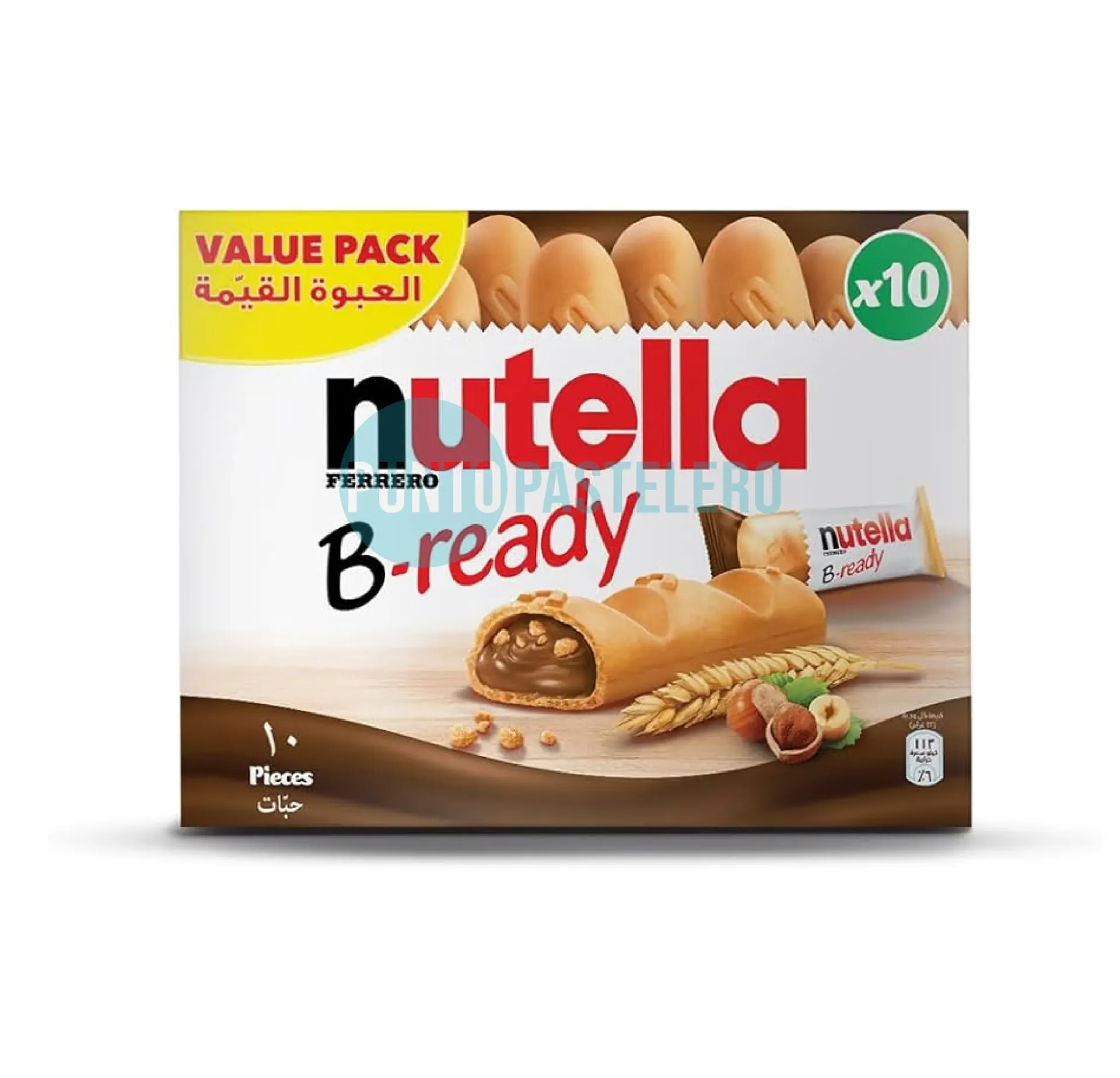 [17898024398605] NUTELLA BREADY FERRERO ROCHER (X 10 U.) (220 GR.)
