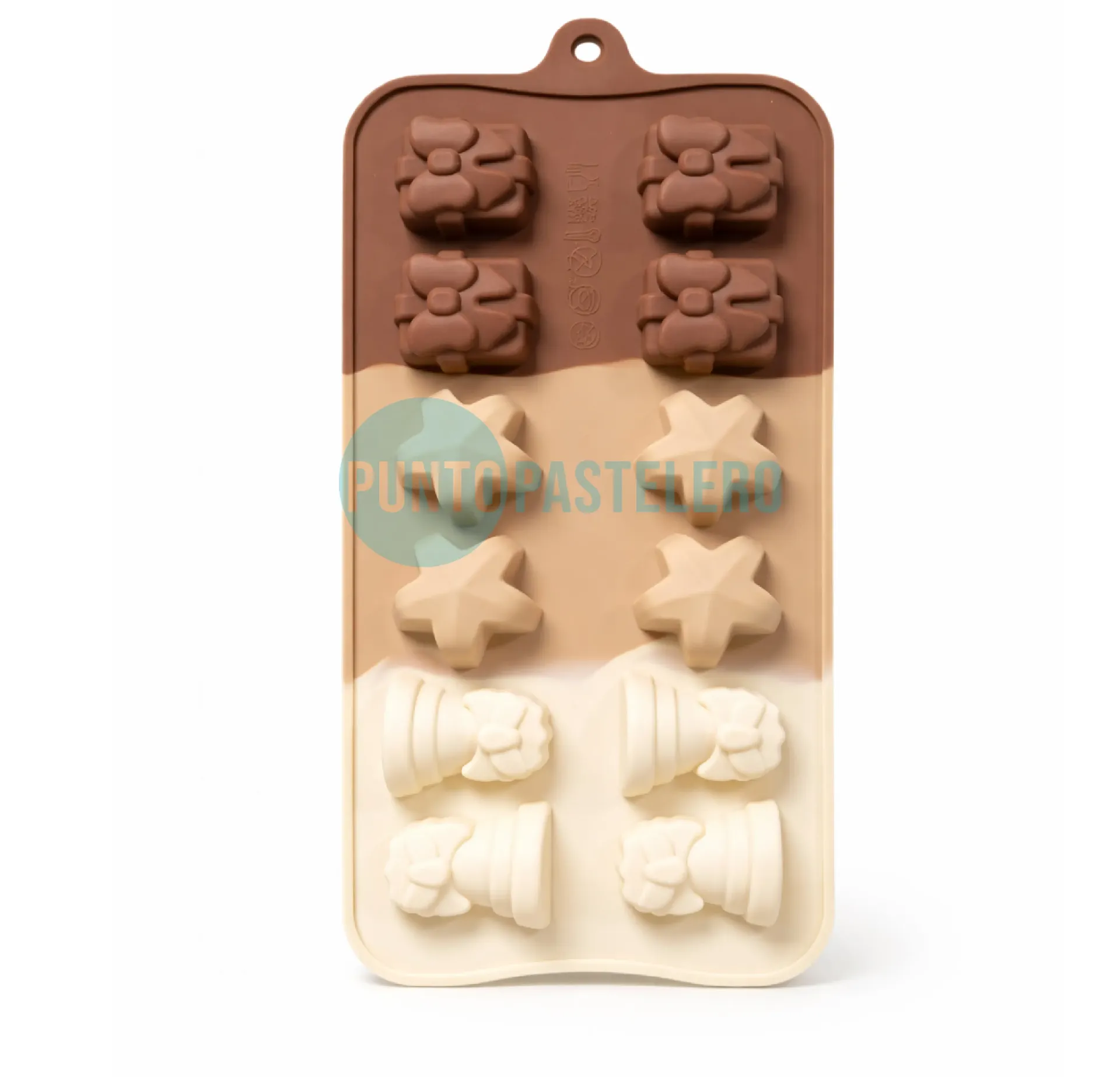 [6920251015223] MOLDE BOMBON CAMPANA ESTRELLA REGALO (5223) [P]