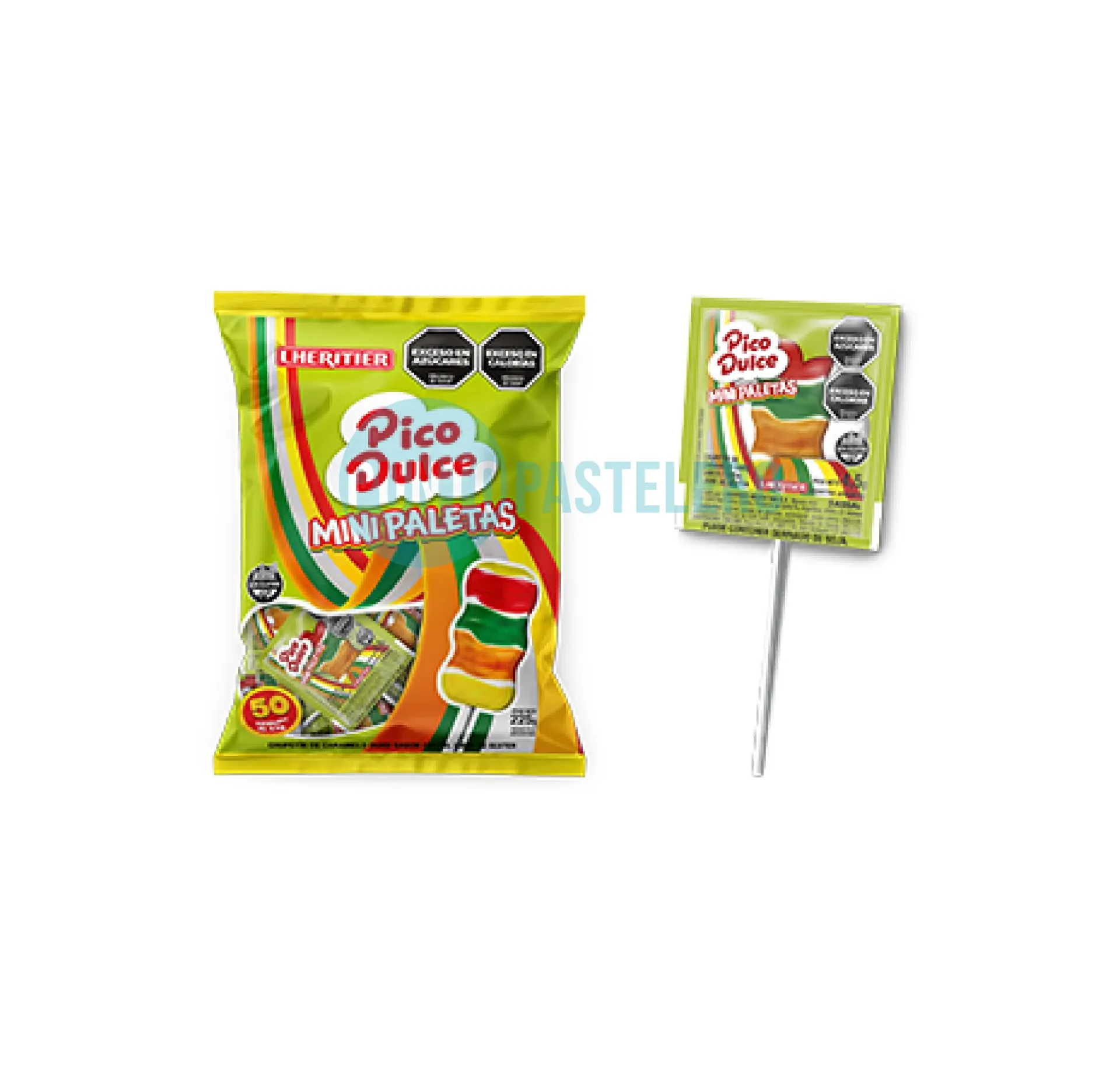 [7792860006515] MINI PALETAS PICO DULCE (X 50 U.)