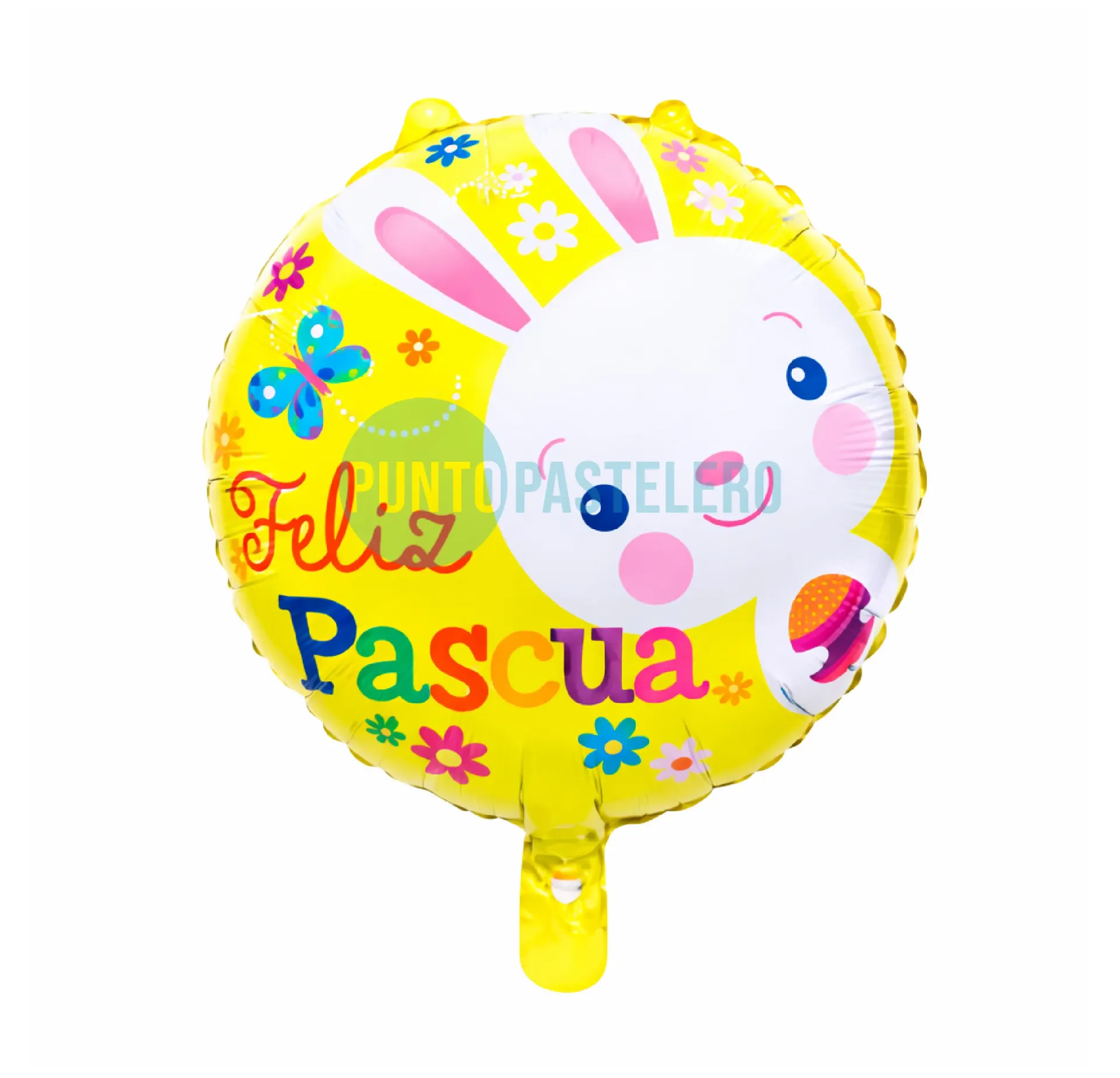 [695121517121] GLOBO METALIZADO AMARILLO PASCUAS (45 CM) [PASCUAS]