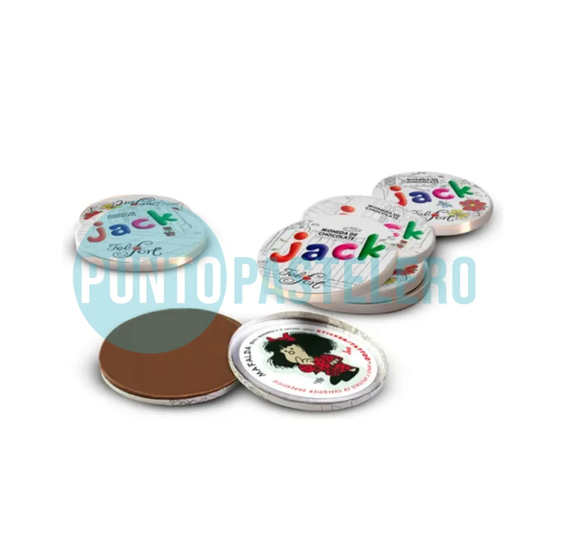 MONEDA CHOCOLATE JACK MAFALDA FELFORT