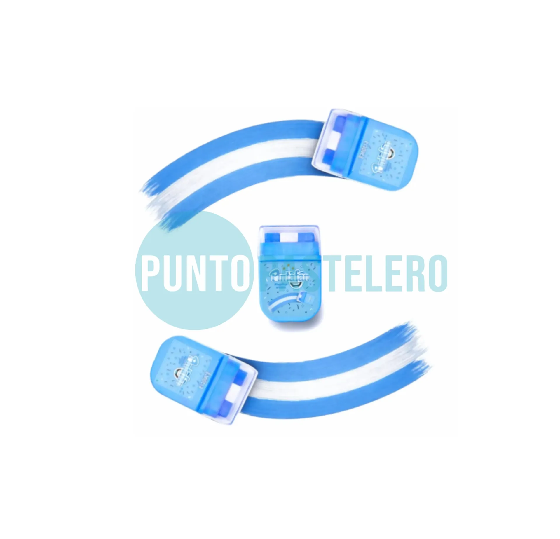 MAQUILLAJE BANDERA ARGENTINA