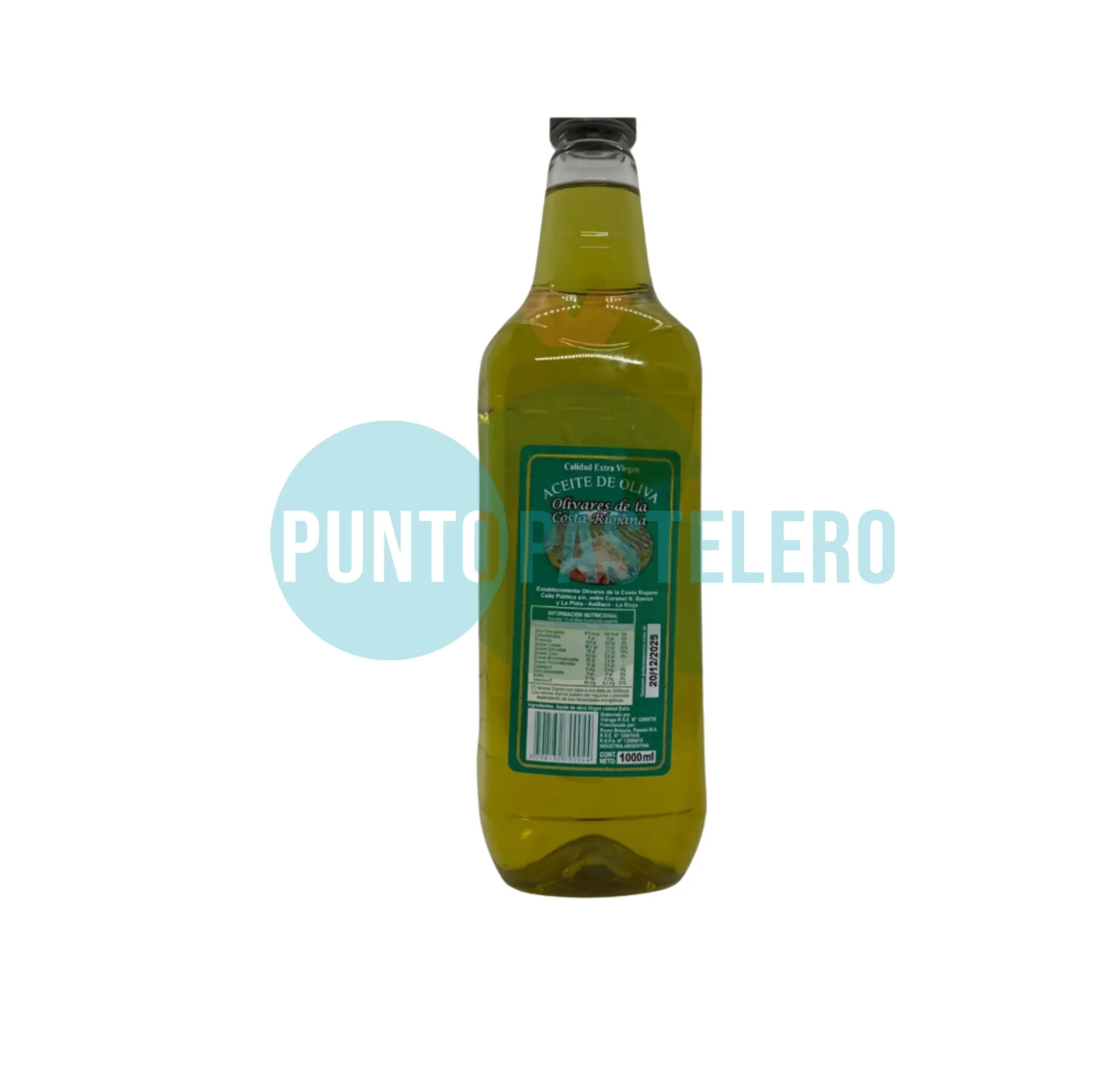 ACEITE DE OLIVA EXTRA VIRGEN OLIVARES DE LA COSTA RIOJANA (X 1 LT.)