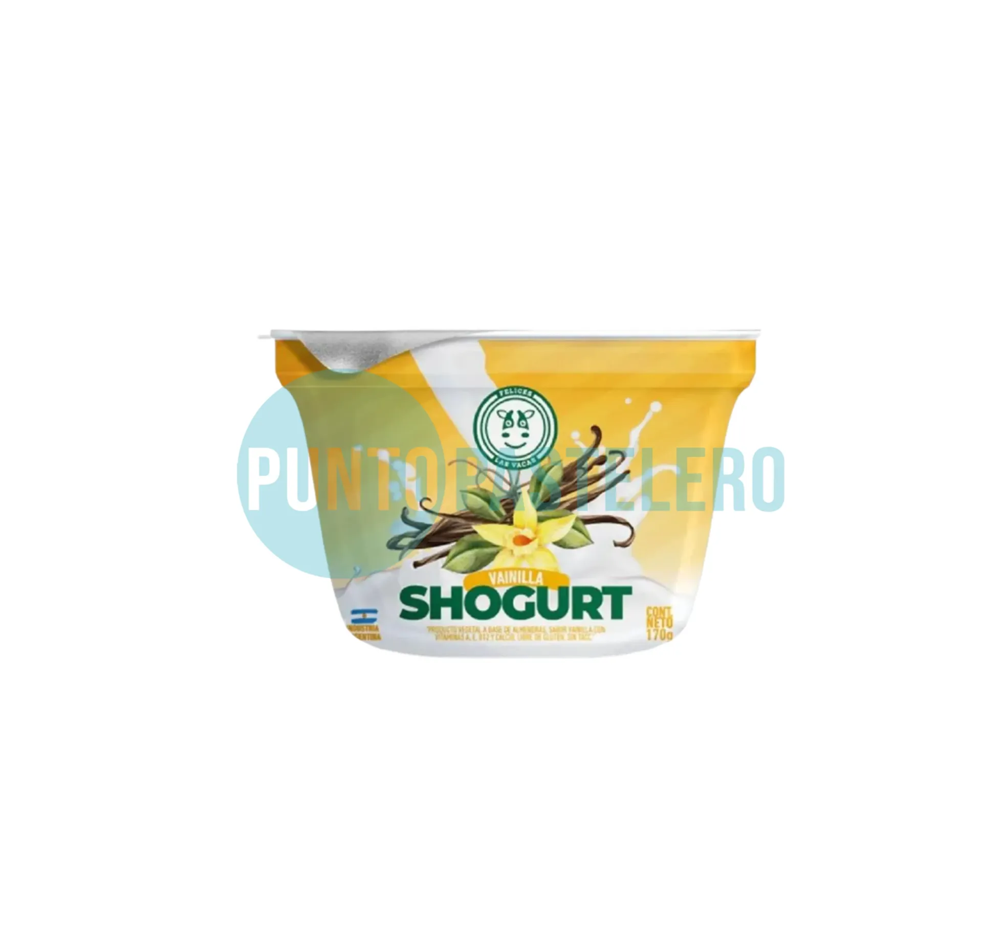 YOGURT SHOGURT VAINILLA FELICES LAS VACAS (X 170 GR.) (VEGANO)