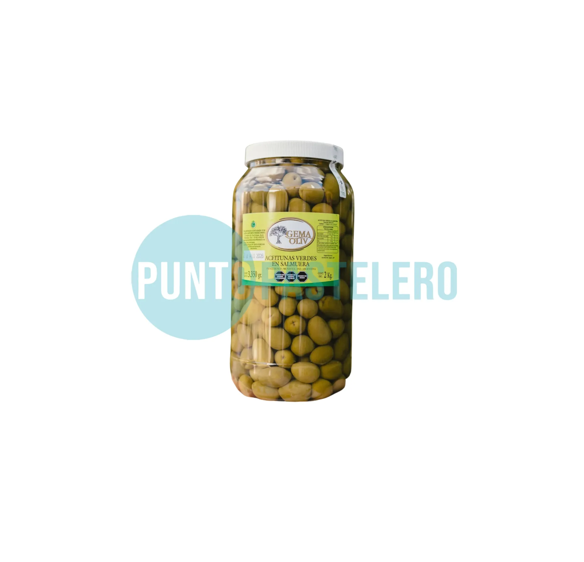 [5172] ACEITUNAS VERDES N° 000 GEMA OLIV (X 2 KG.)