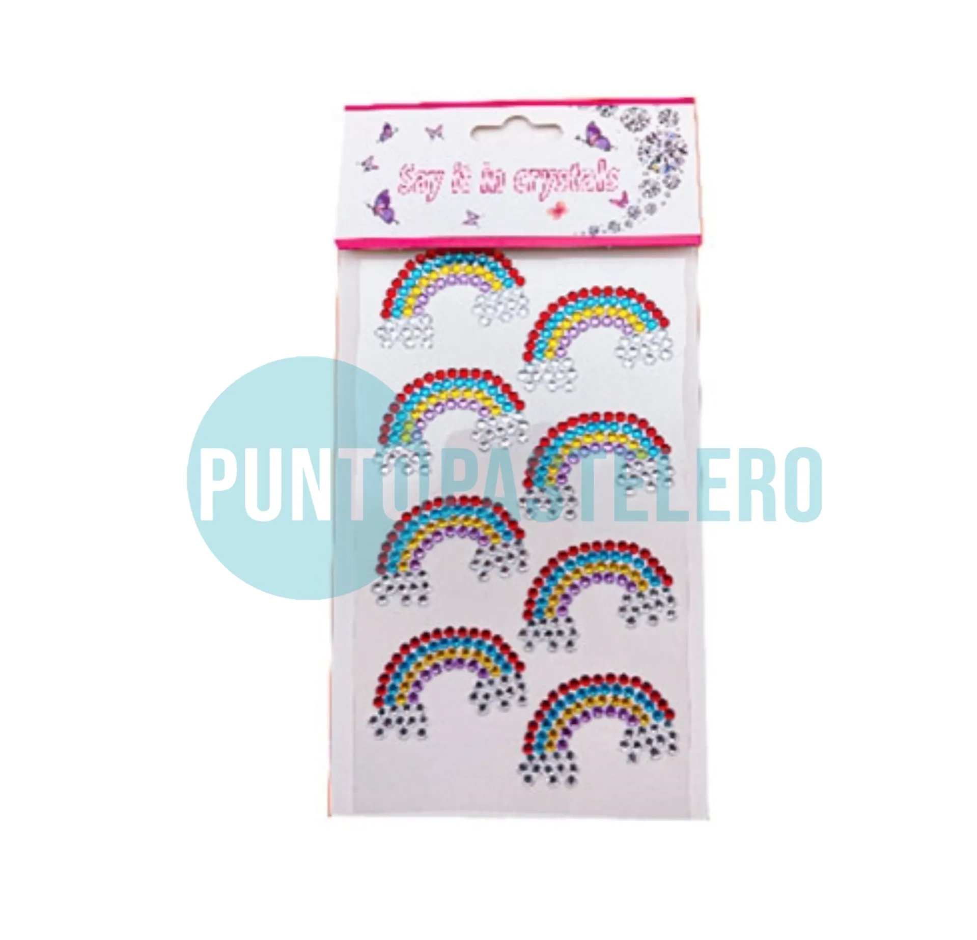 BLISTER STRASS AUTOADHESIVO ARCOIRIS (ILC-Y283)