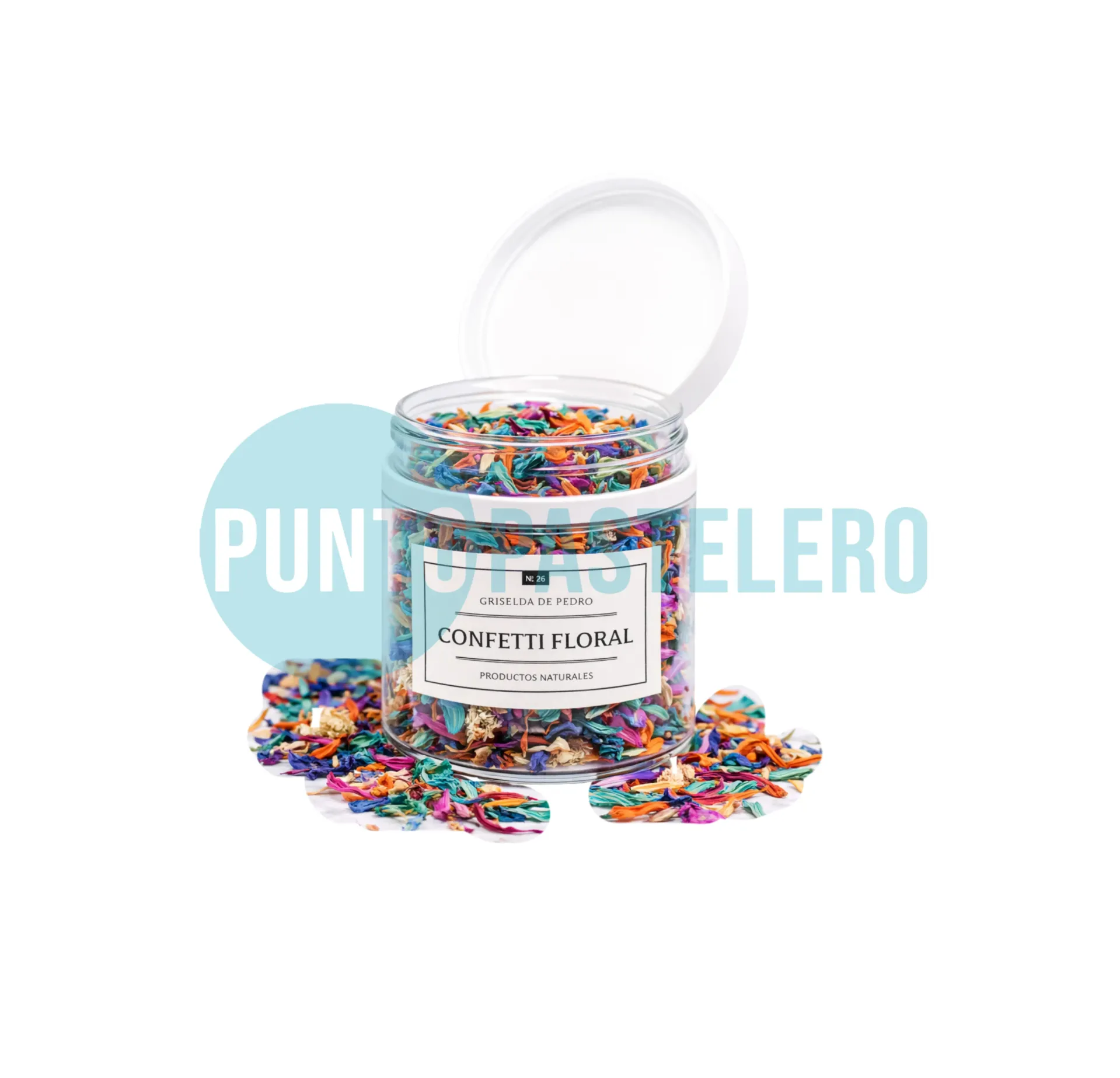 FLORES COMESTIBLES CONFETTI FLORAL (X 144 CC.) (GRISELDA DE PEDRO)